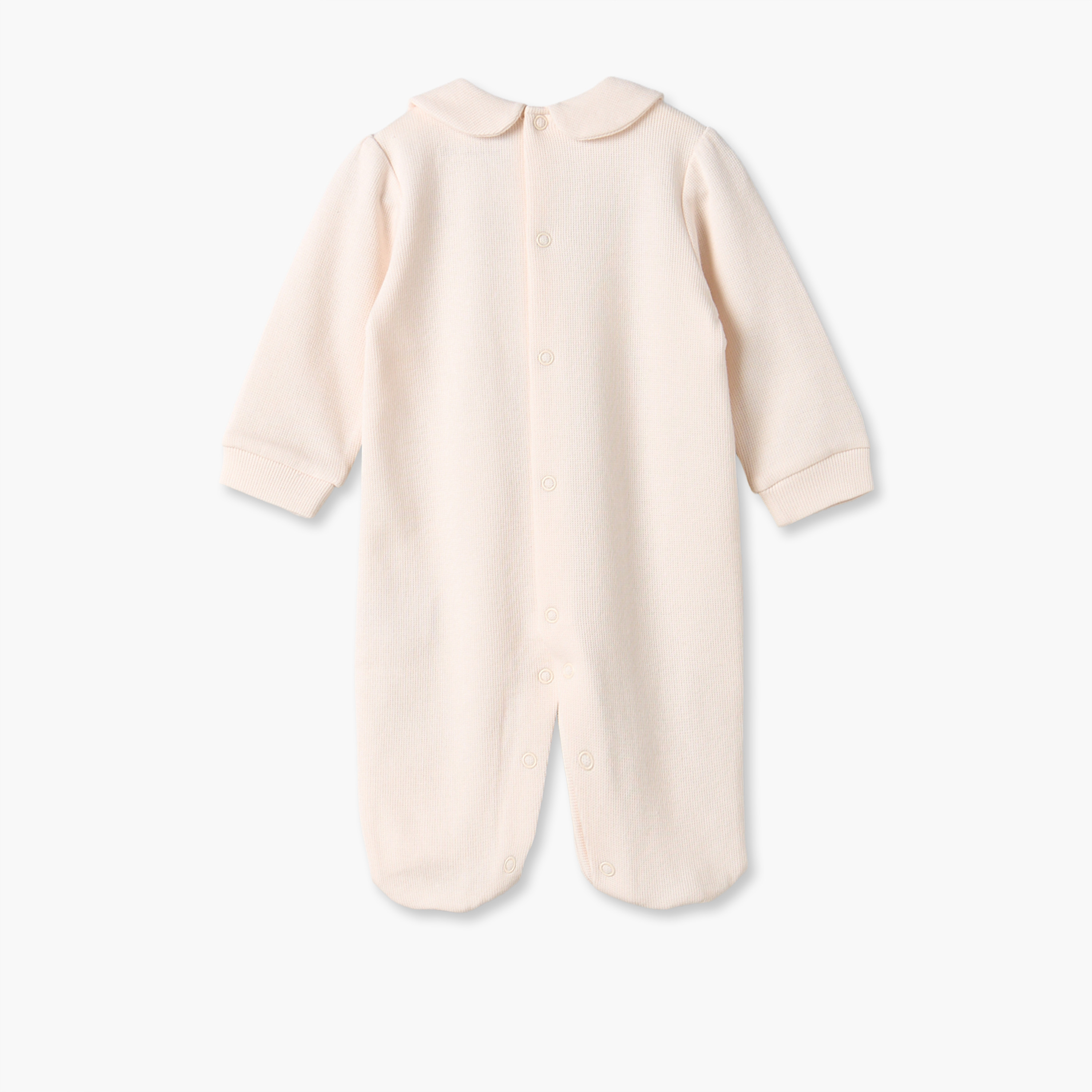 بدلة نوم قطن بياقة وأكمام طويلة وكسرات-baby-boys-clothing-nightwear-sleepsuits-image-3