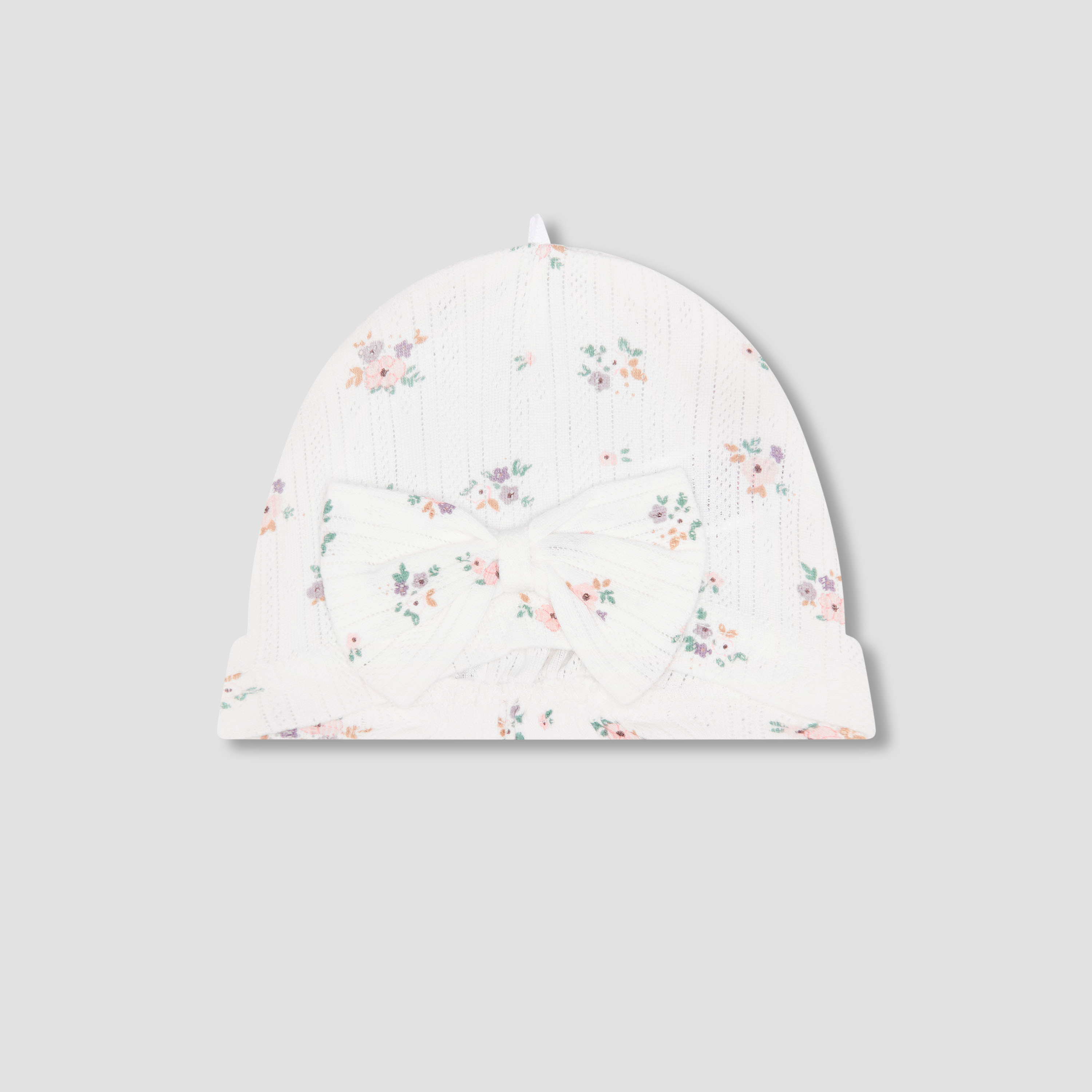 Pack of 2 Juniors Cap with Floral Print-baby-girls-accessories-caps-image-2