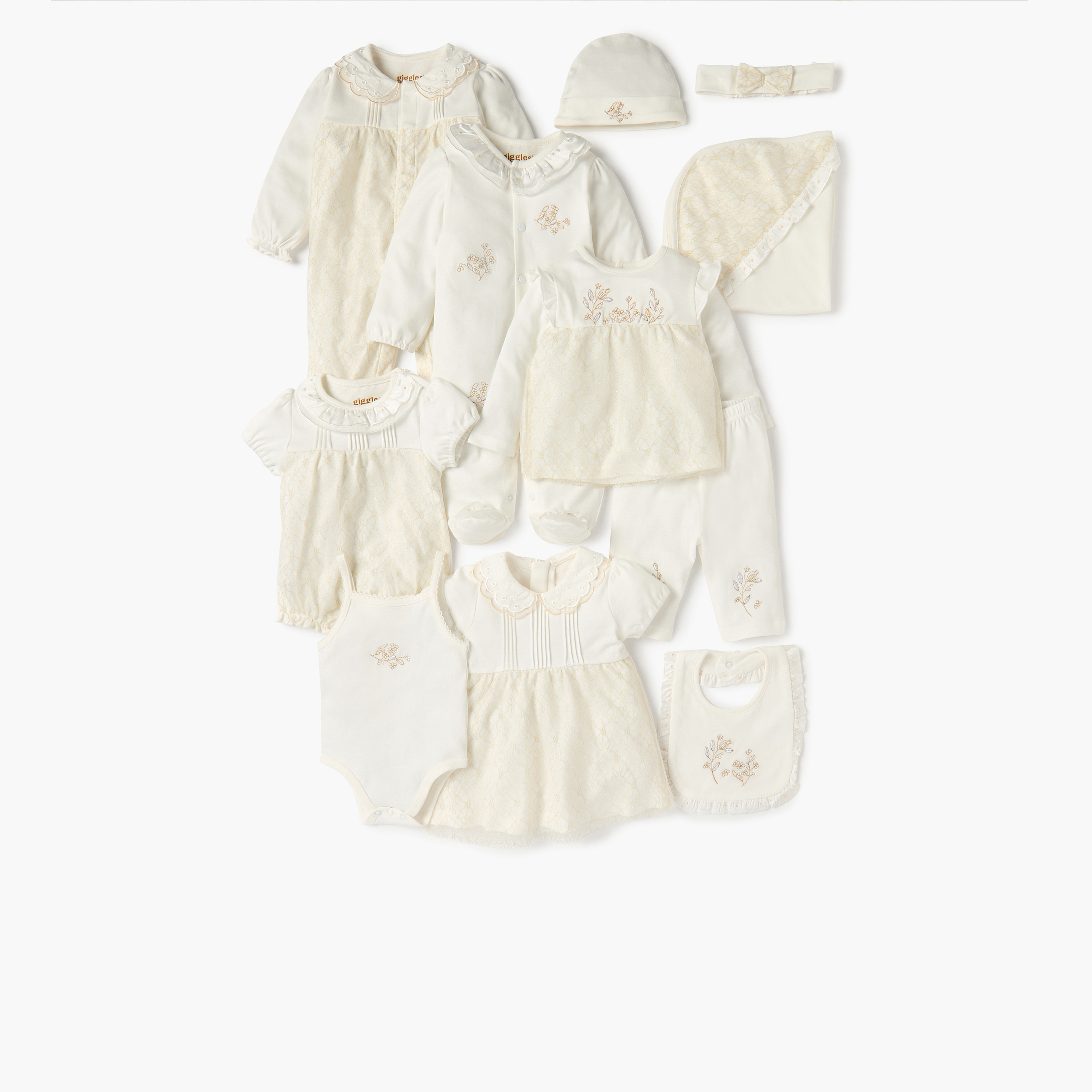 Giggles Embroidered Muslin Bib with Button Closure-promo_babyshop_Buy3for10_UAE230426-image-5