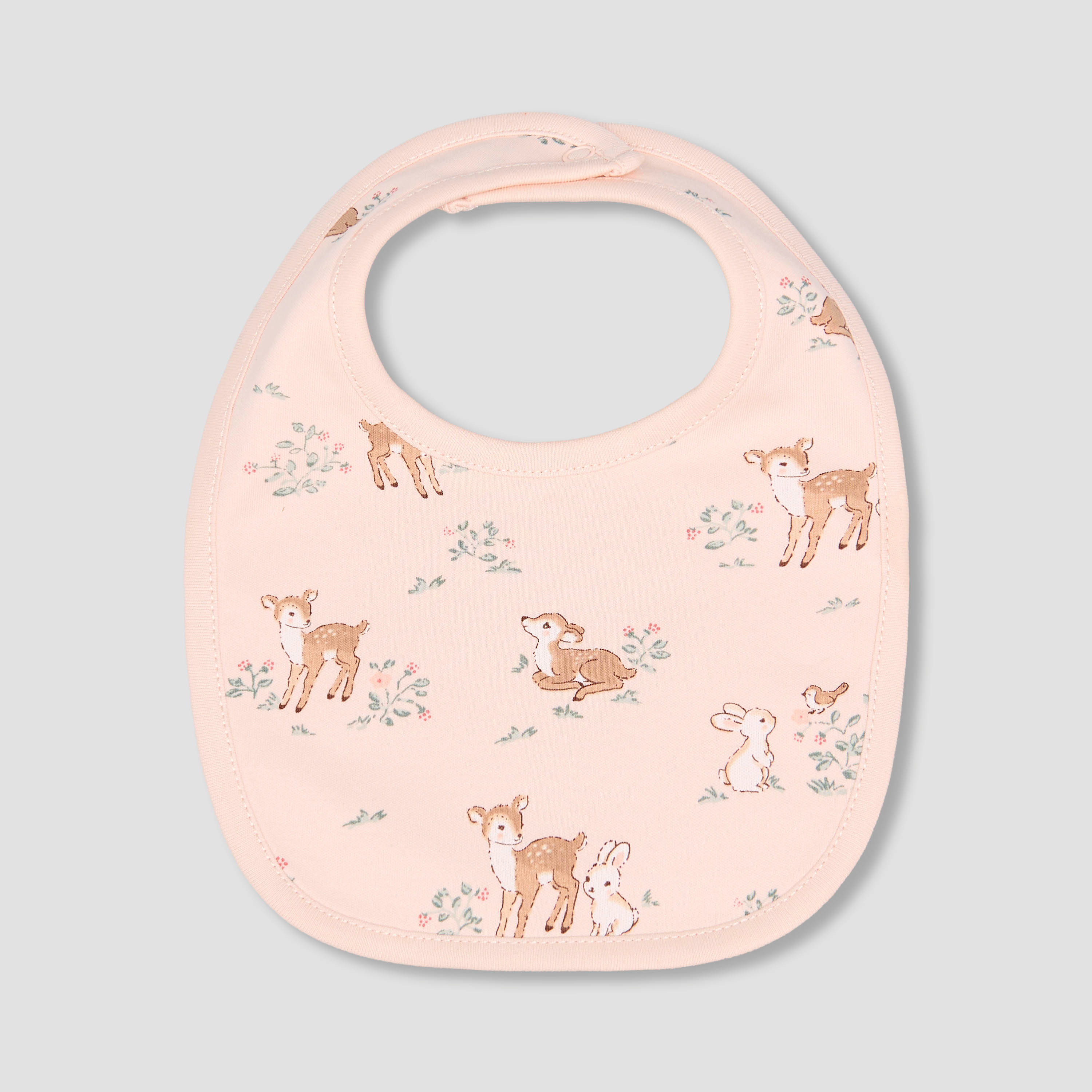Pack of 2 Juniors Baby Bib with Floral Print-baby-feeding-bibs-image-3