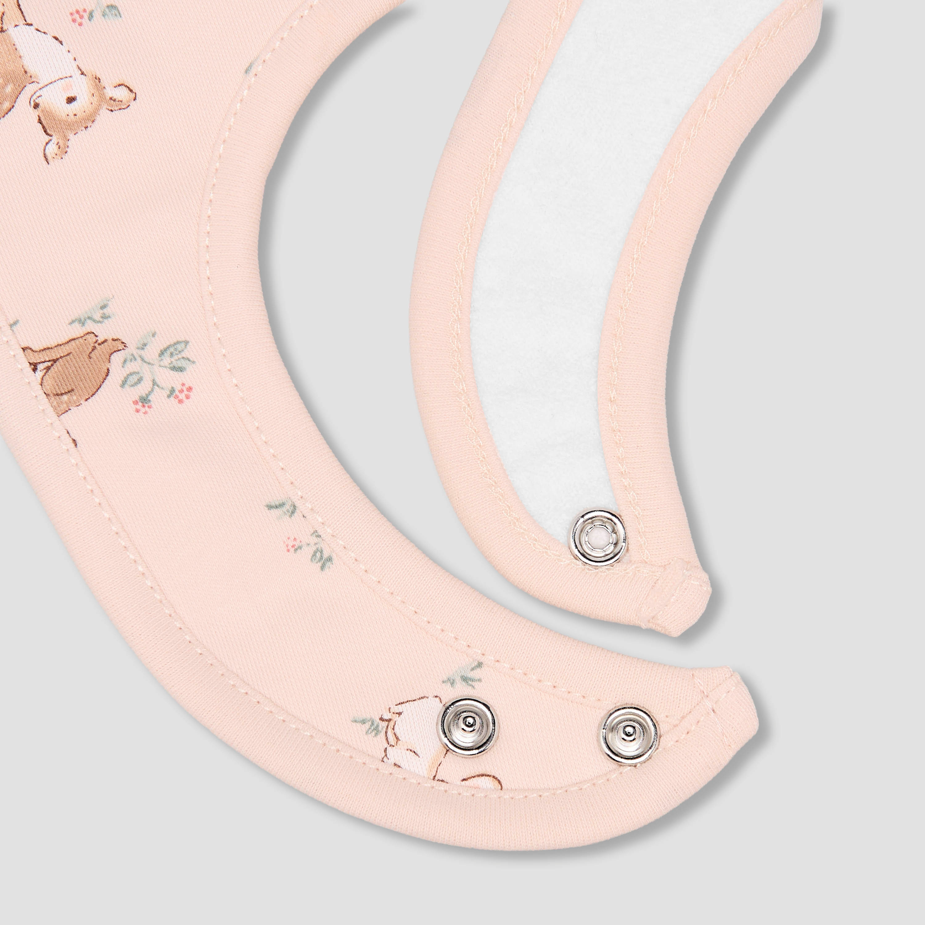 Pack of 2 Juniors Baby Bib with Floral Print-baby-feeding-bibs-image-6