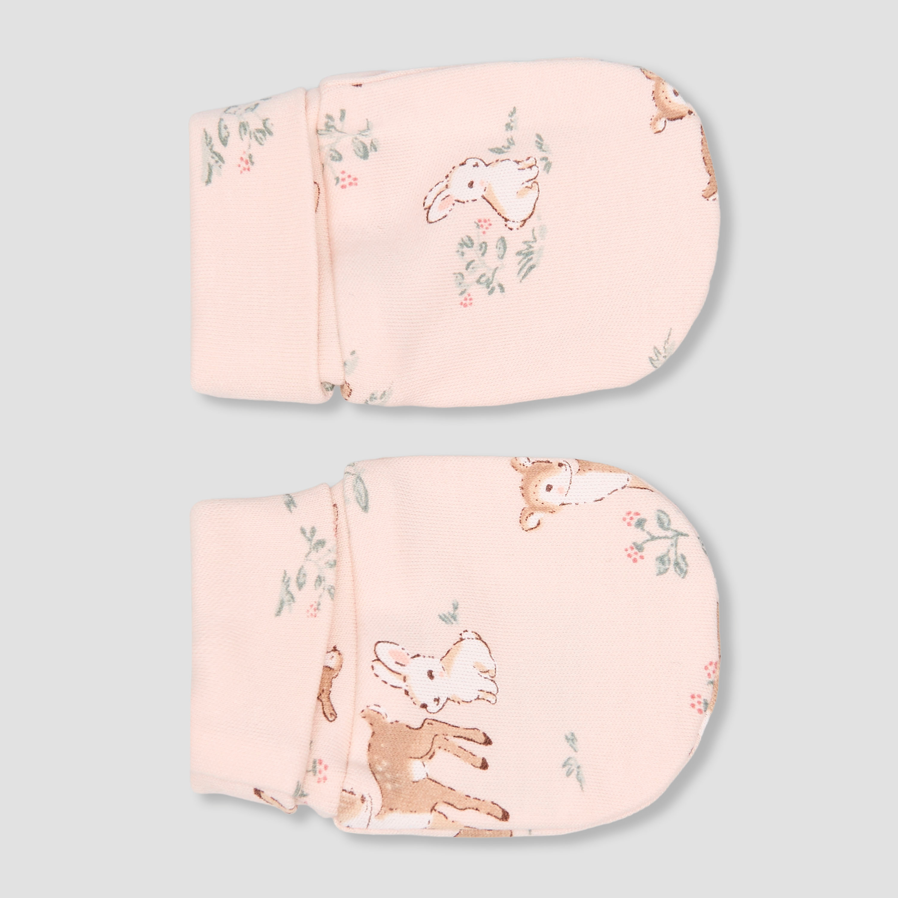 Pack of 2 Juniors Mittens with Soft Cotton, 0-36 months-baby-girls-accessories-mittens-image-4