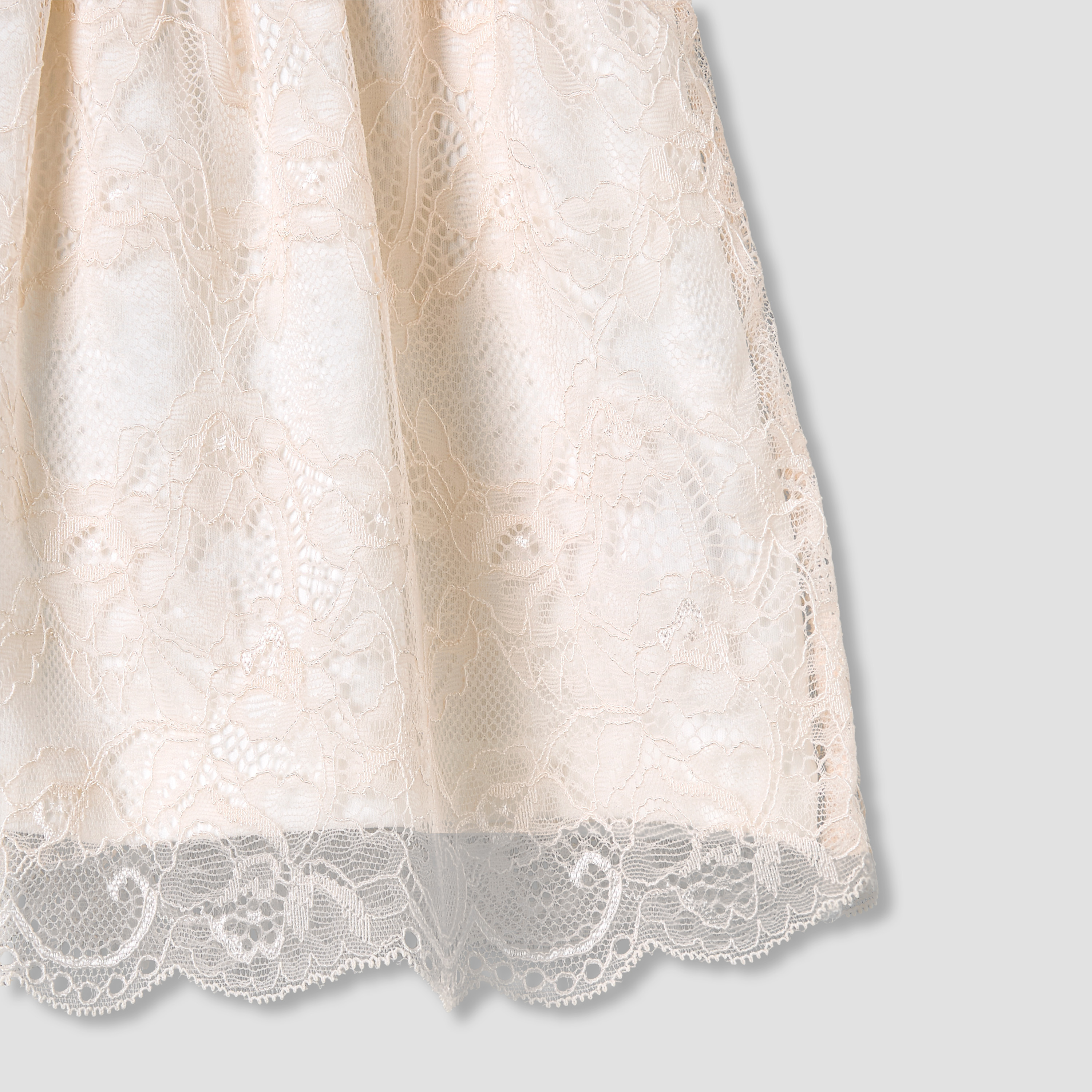 Giggles Peter Pan Collar Short Sleeves A-Line Dress with Lace Detail-baby-girls-clothing-dressesandjumpsuits-image-5