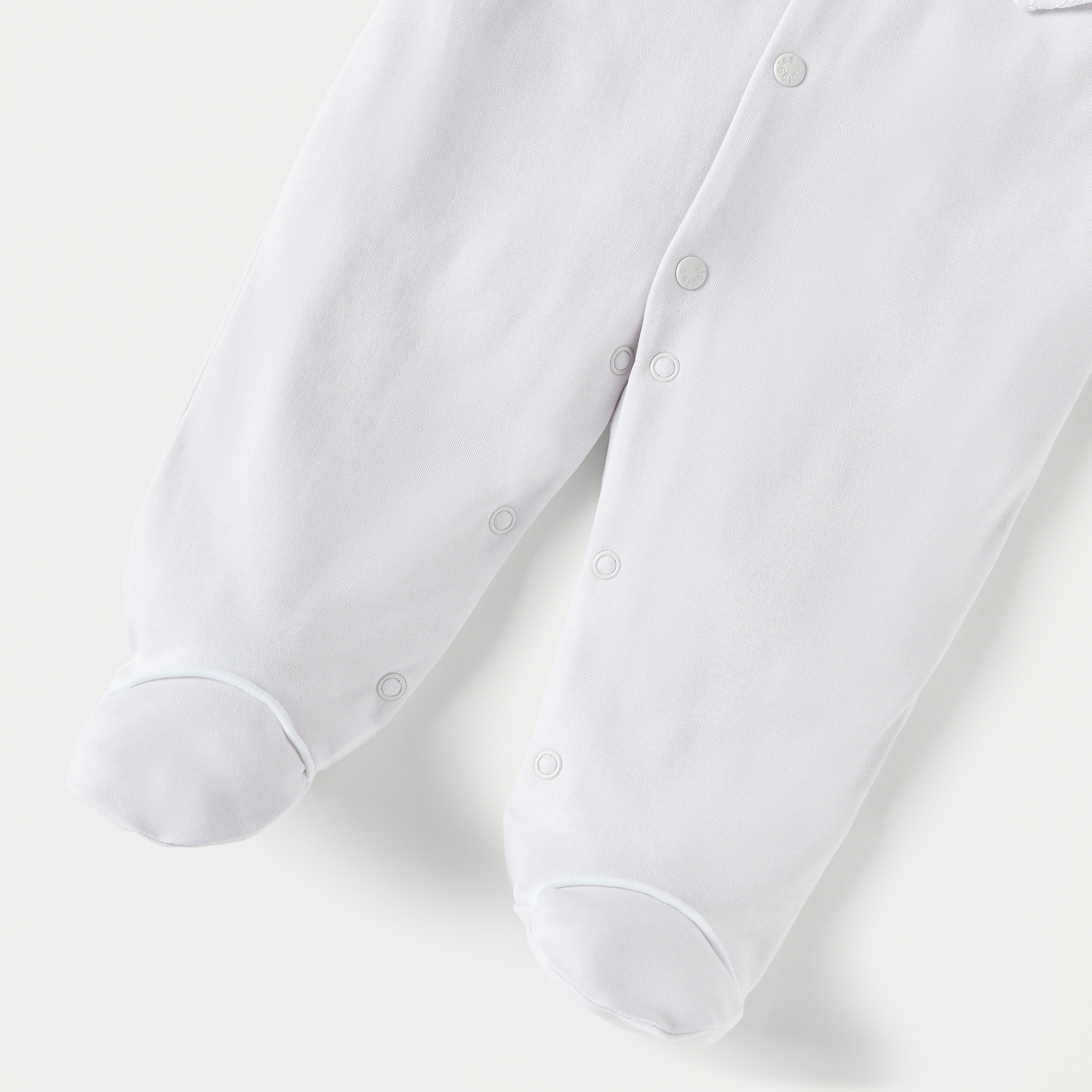 Giggles Textured Closed Foot Sleepsuit with Jacket Detail and Collar-baby-boys-clothing-nightwear-sleepsuits-image-3