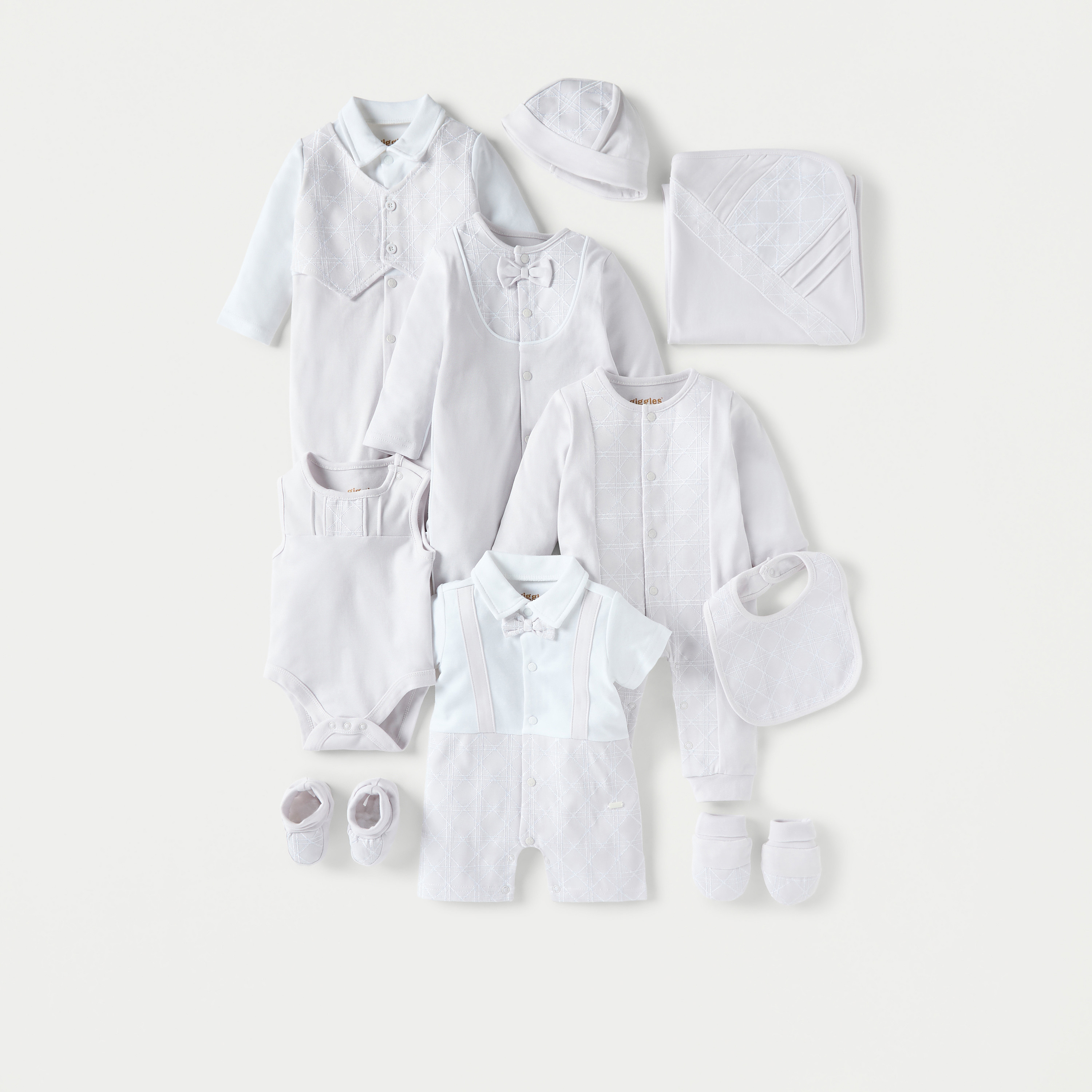 Giggles Textured Closed Foot Sleepsuit with Jacket Detail and Collar-baby-boys-clothing-nightwear-sleepsuits-image-5