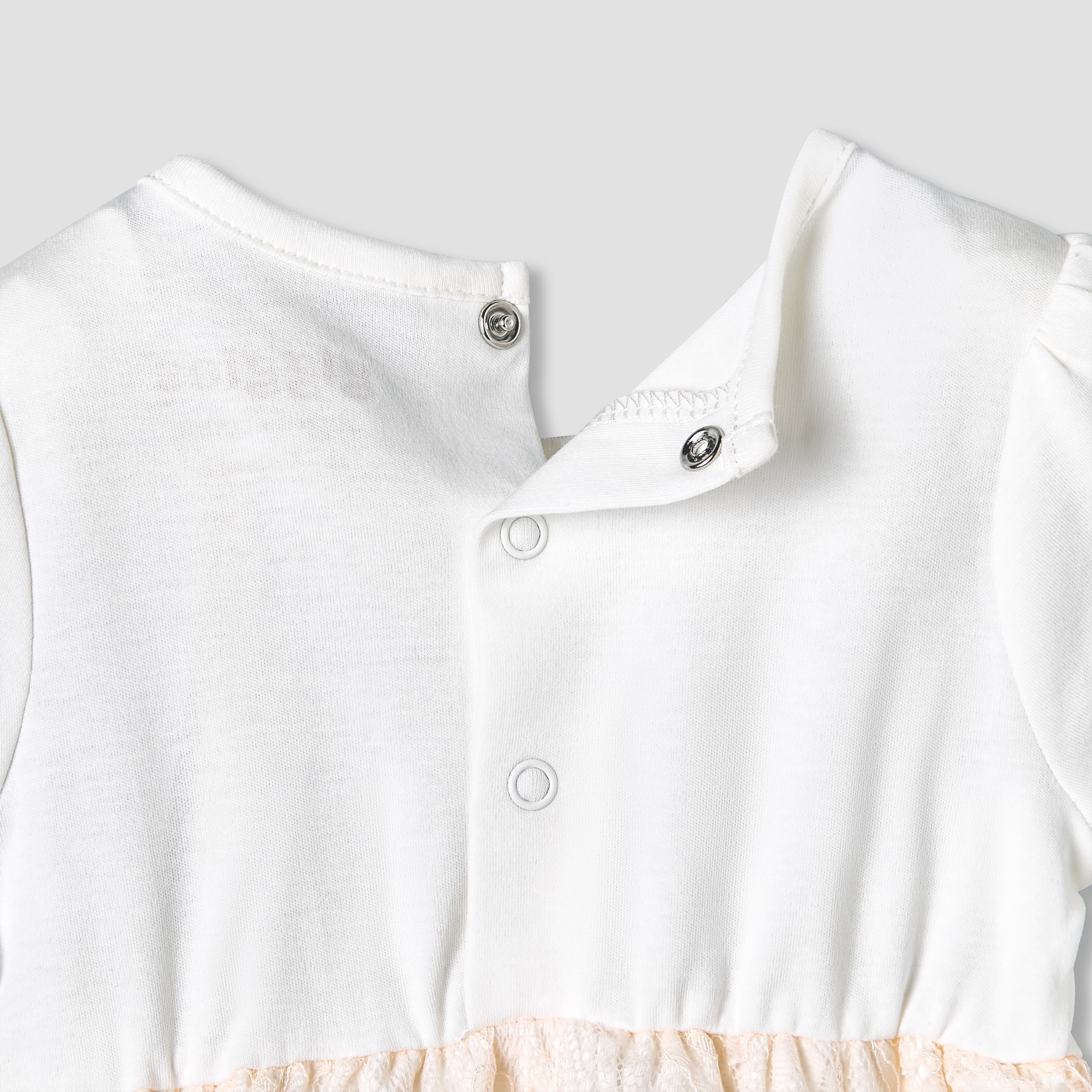 Giggles Round Neck Short Sleeves A-Line Dress with Lace Detail-baby-girls-clothing-dressesandjumpsuits-image-6