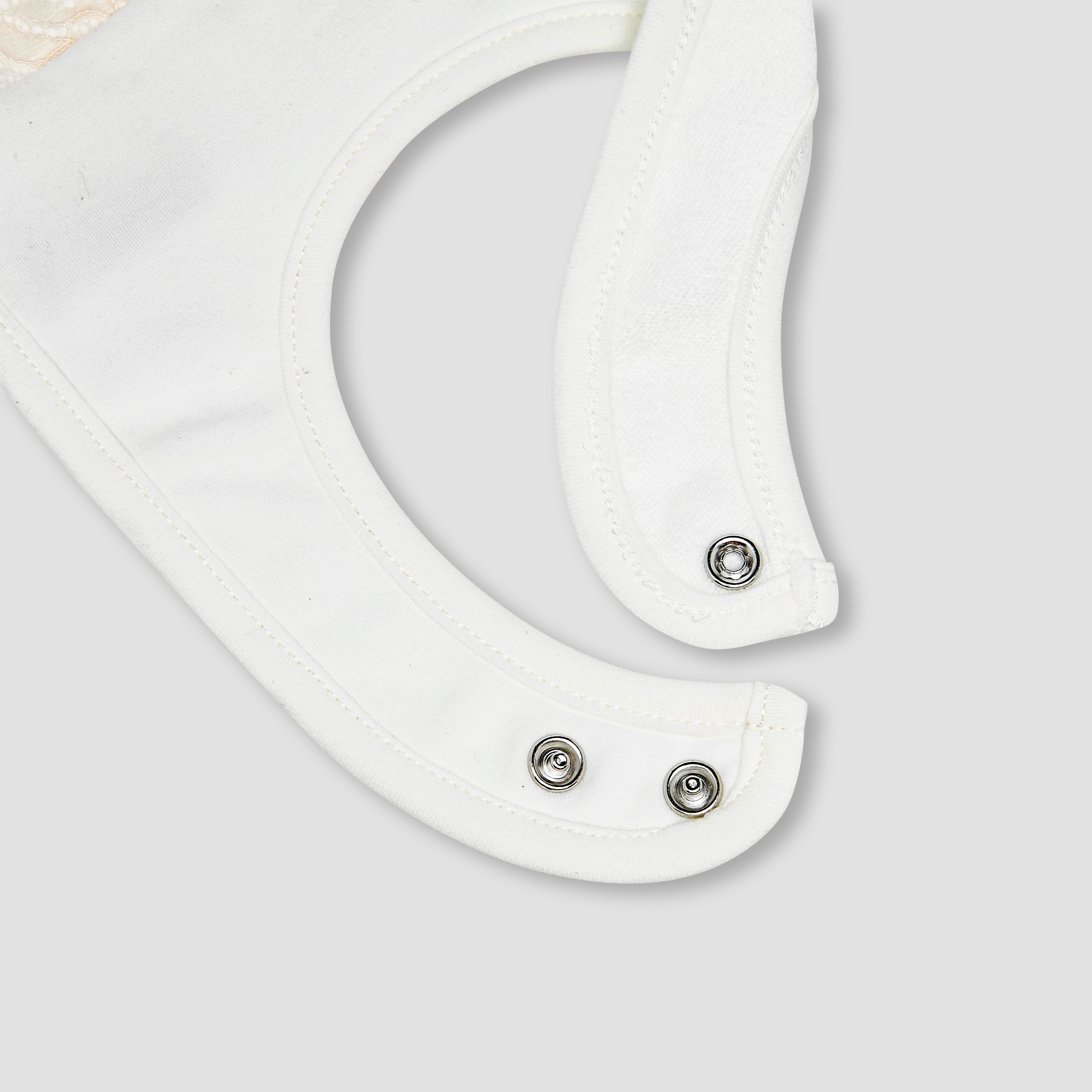 Giggles Baby Bib with Lace Detail-baby-feeding-bibs-image-4