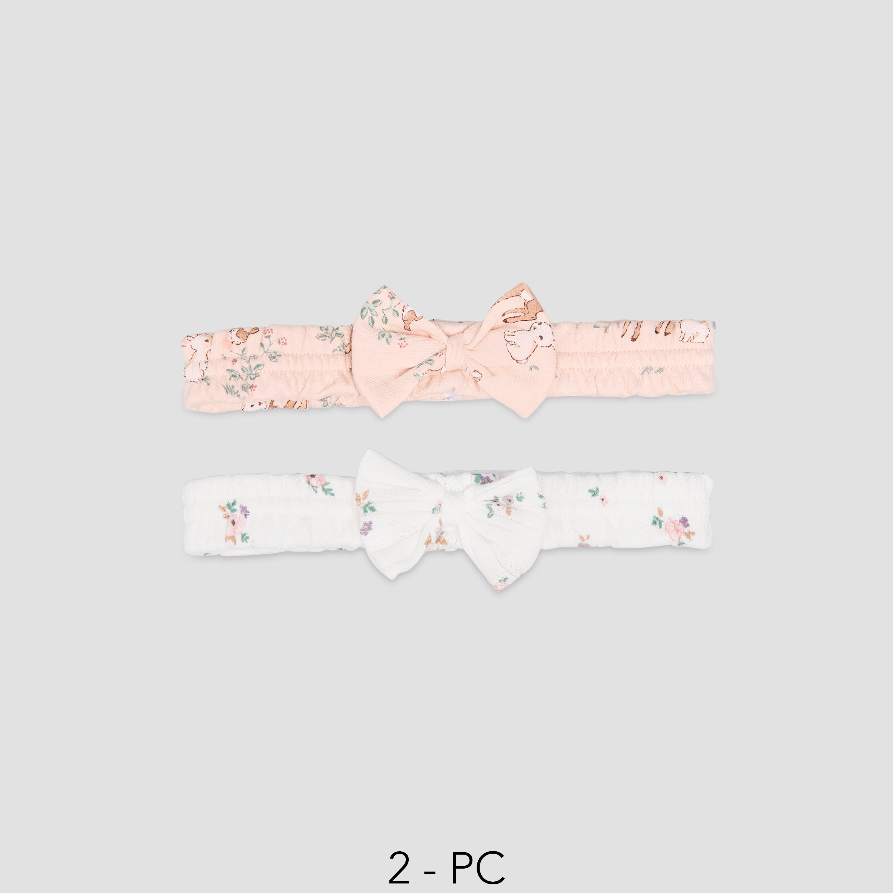 Pack of 2 Juniors Headband with Bow Applique-baby-girls-accessories-hairaccessories-image-1