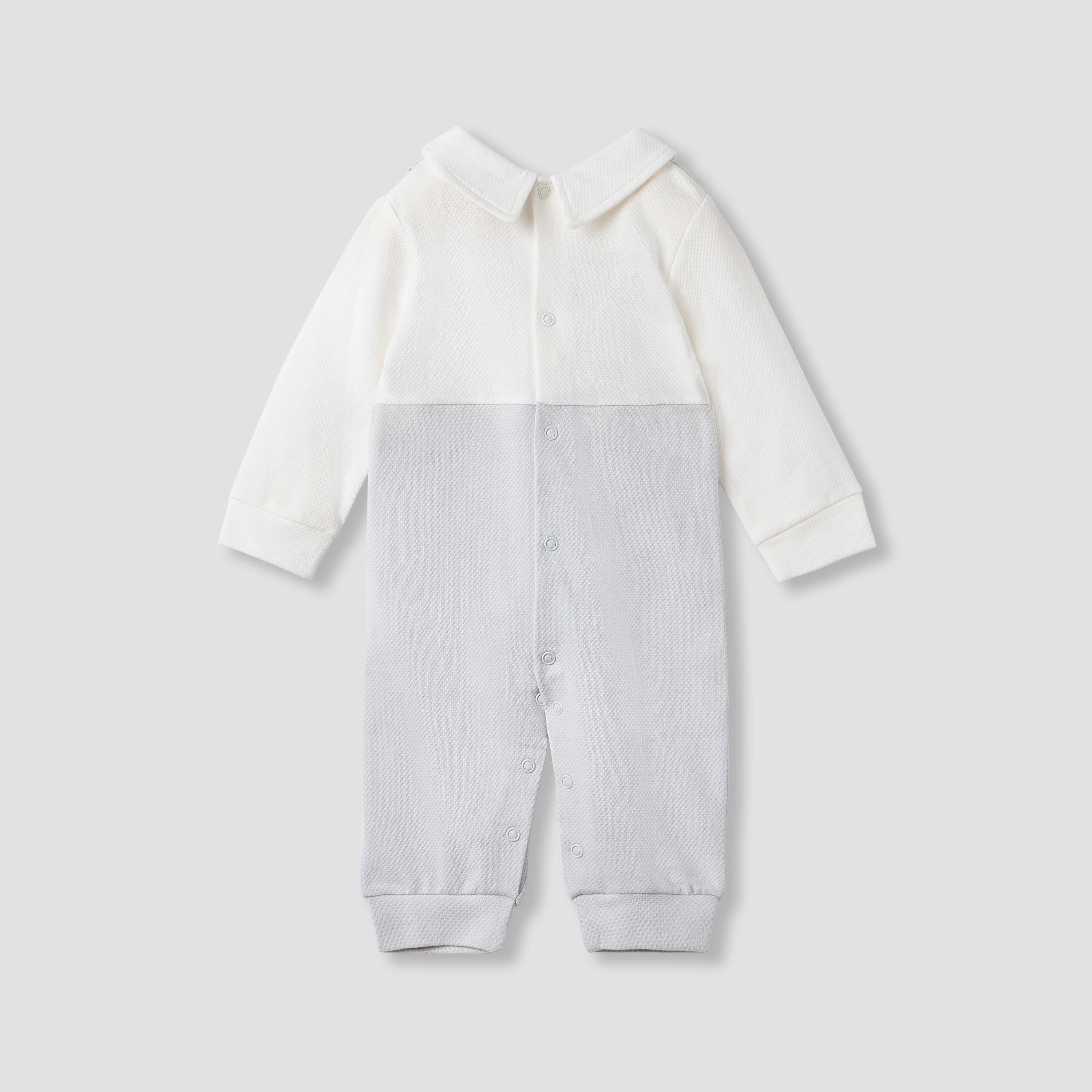 Giggles Collared Sleepsuit with Long Sleeves-baby-boys-clothing-nightwear-sleepsuits-image-2