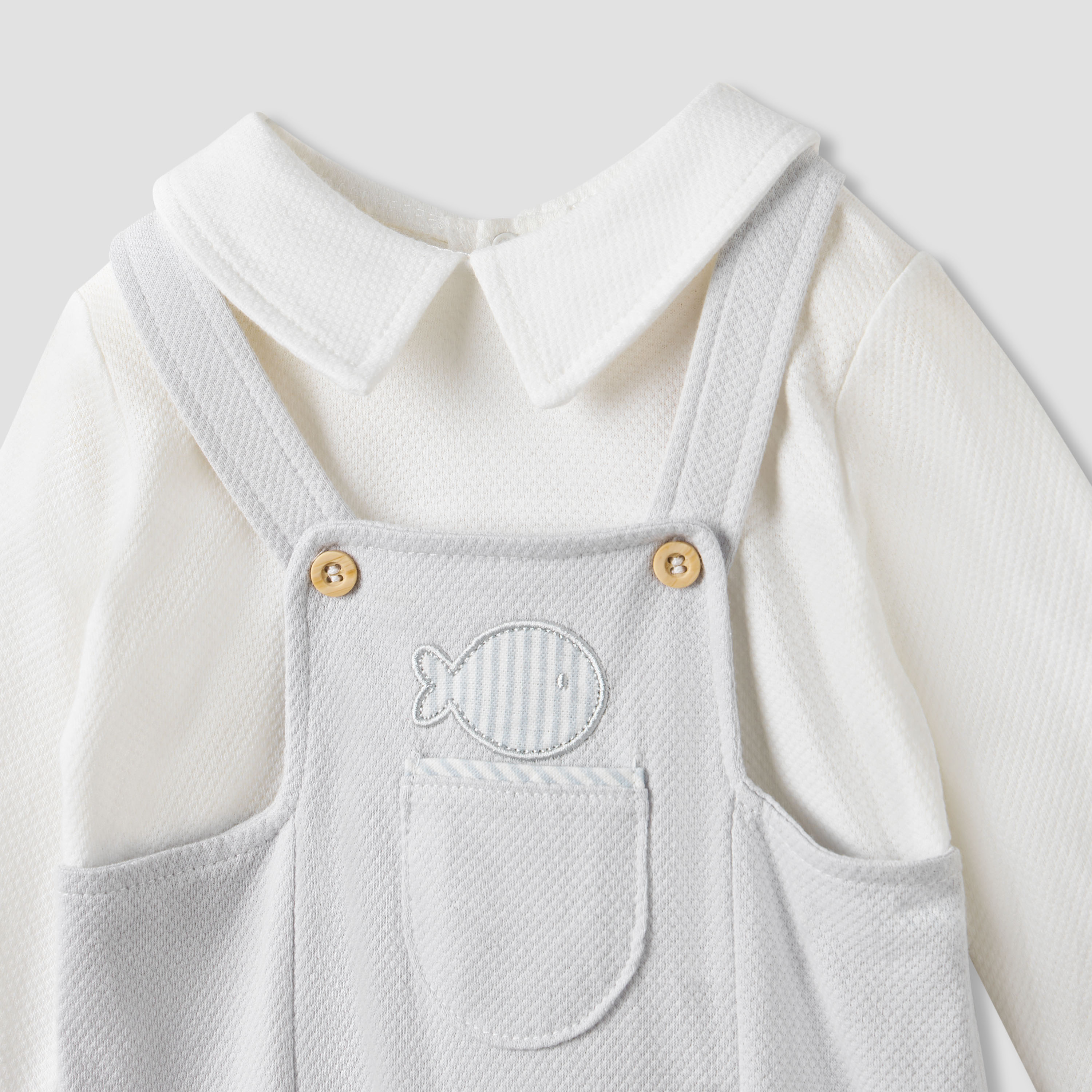 Giggles Collared Sleepsuit with Long Sleeves-baby-boys-clothing-nightwear-sleepsuits-image-3