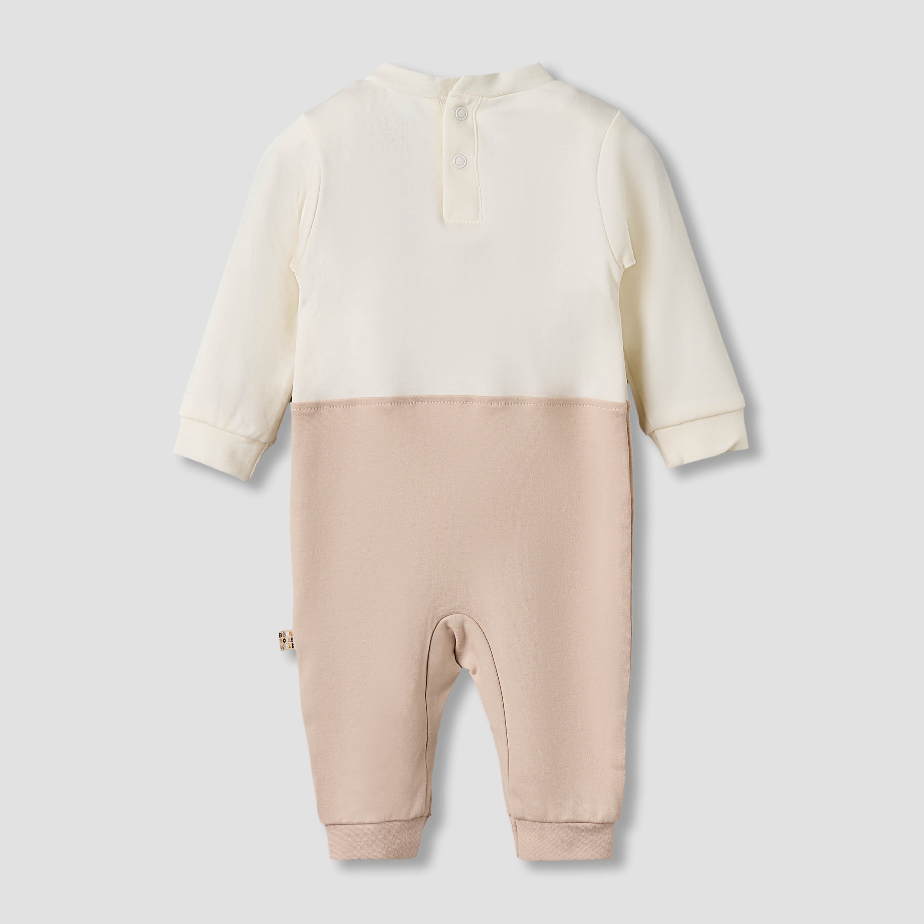 Juniors Cotton Collared Long Sleeves Sleepsuit with Snap Button Closure-baby-boys-clothing-nightwear-sleepsuits-image-3