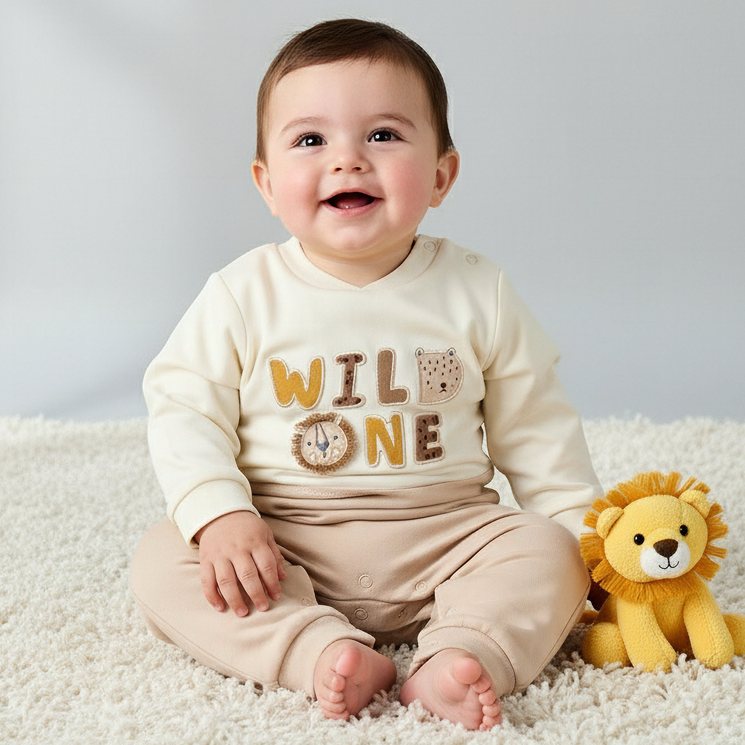 Juniors Cotton Collared Long Sleeves Sleepsuit with Snap Button Closure-baby-boys-clothing-nightwear-sleepsuits-image-1