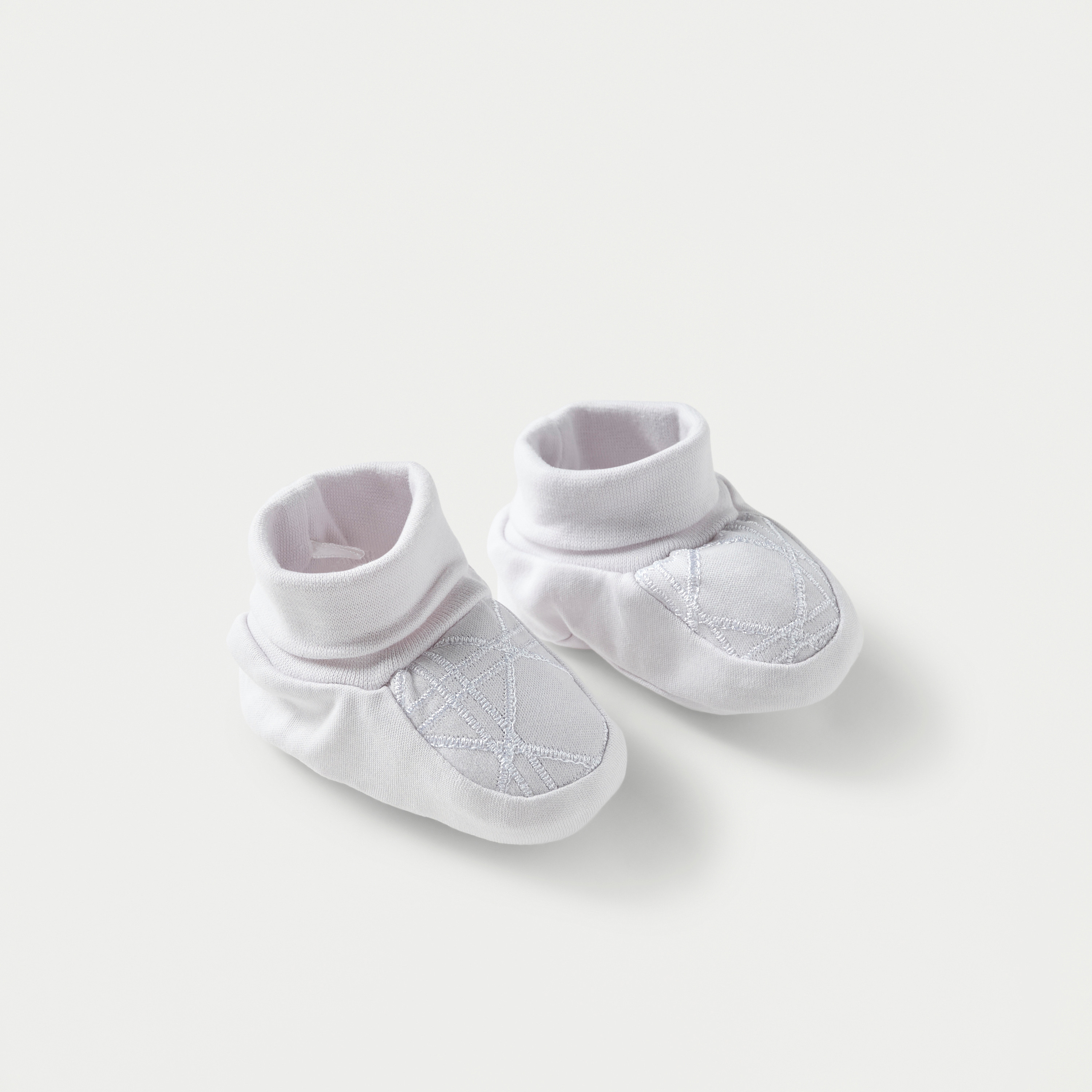 Giggles Textured  Slip-On Booties-baby-boys-shoes-booties-image-2