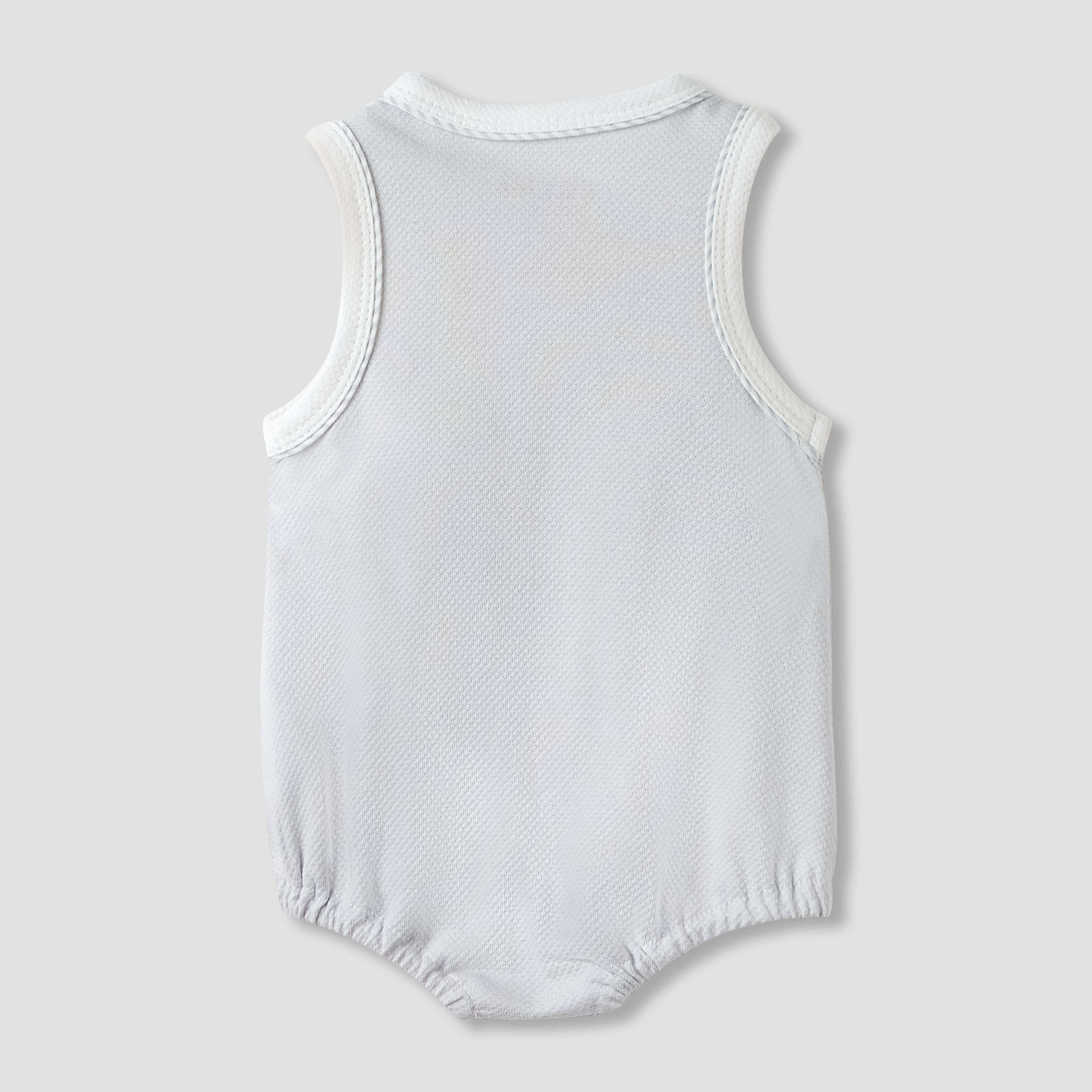 Giggles Fish Applique Sleeveless Bodysuit with Button Closure-baby-boys-clothing-bodysuits-image-2