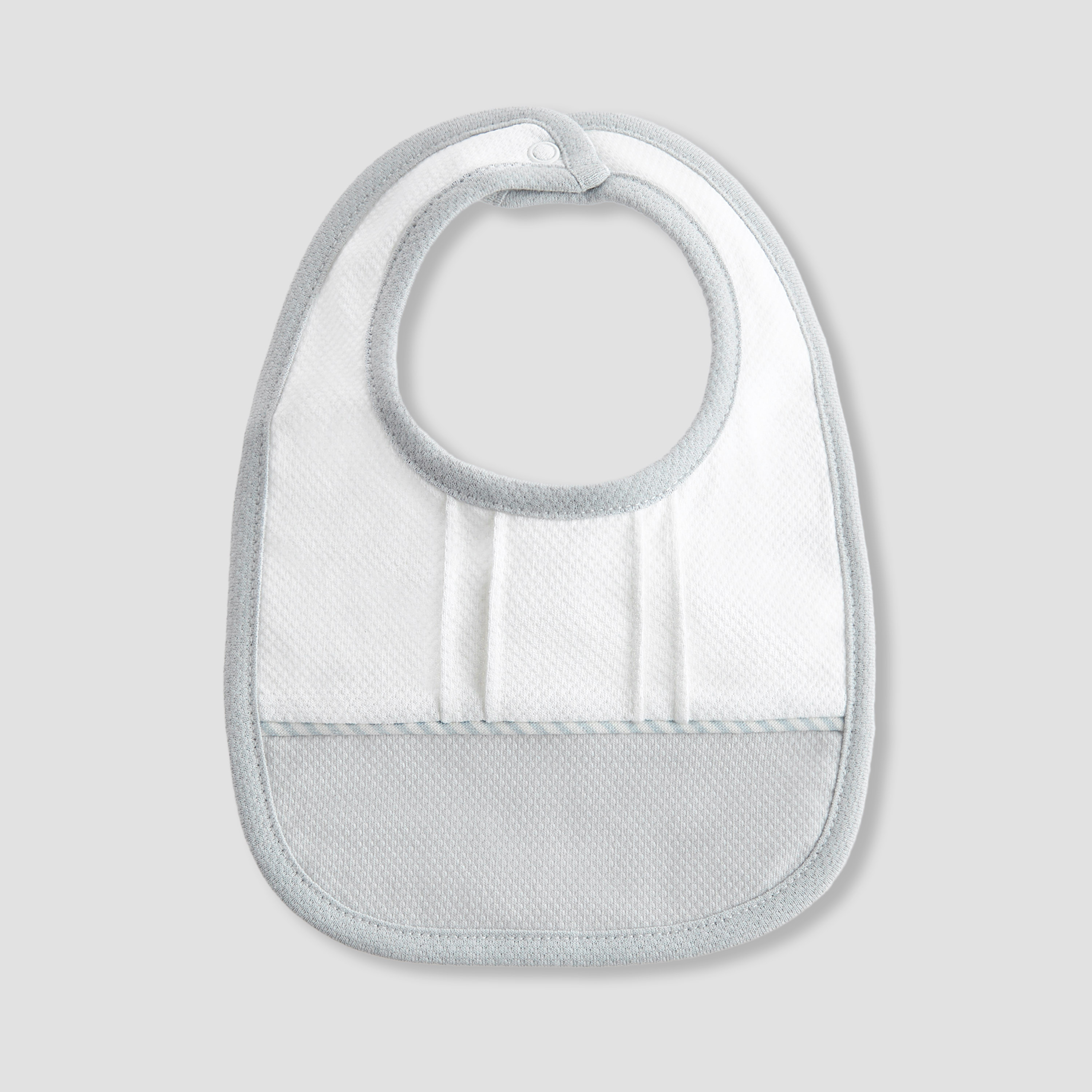 مريلة بزر إغلاق كباس من جيجلز-baby-feeding-bibs-image-1
