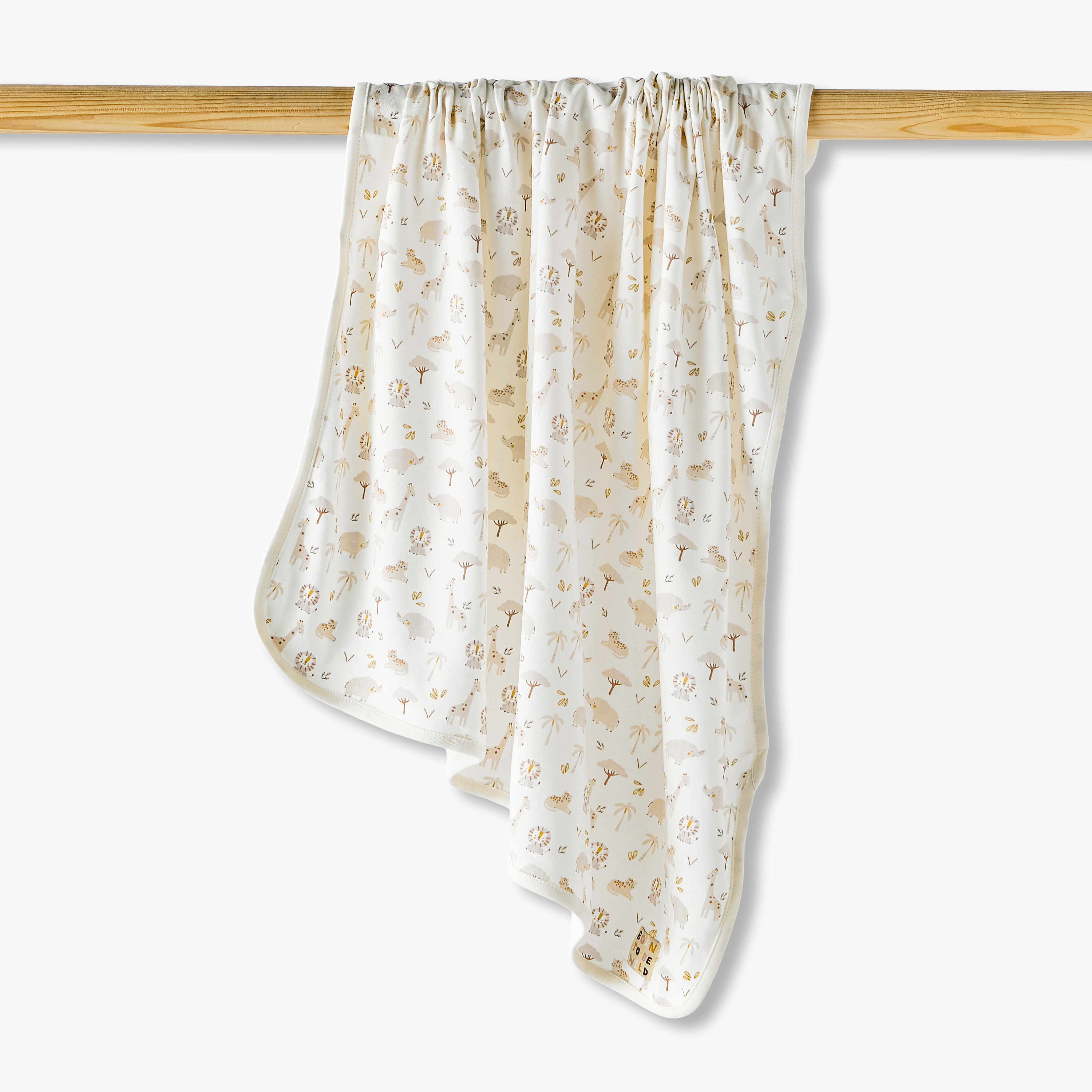 Juniors Receiving Blanket with Wild Animal Print-baby-nursery-blanketsandswaddles-receivingblankets-image-1