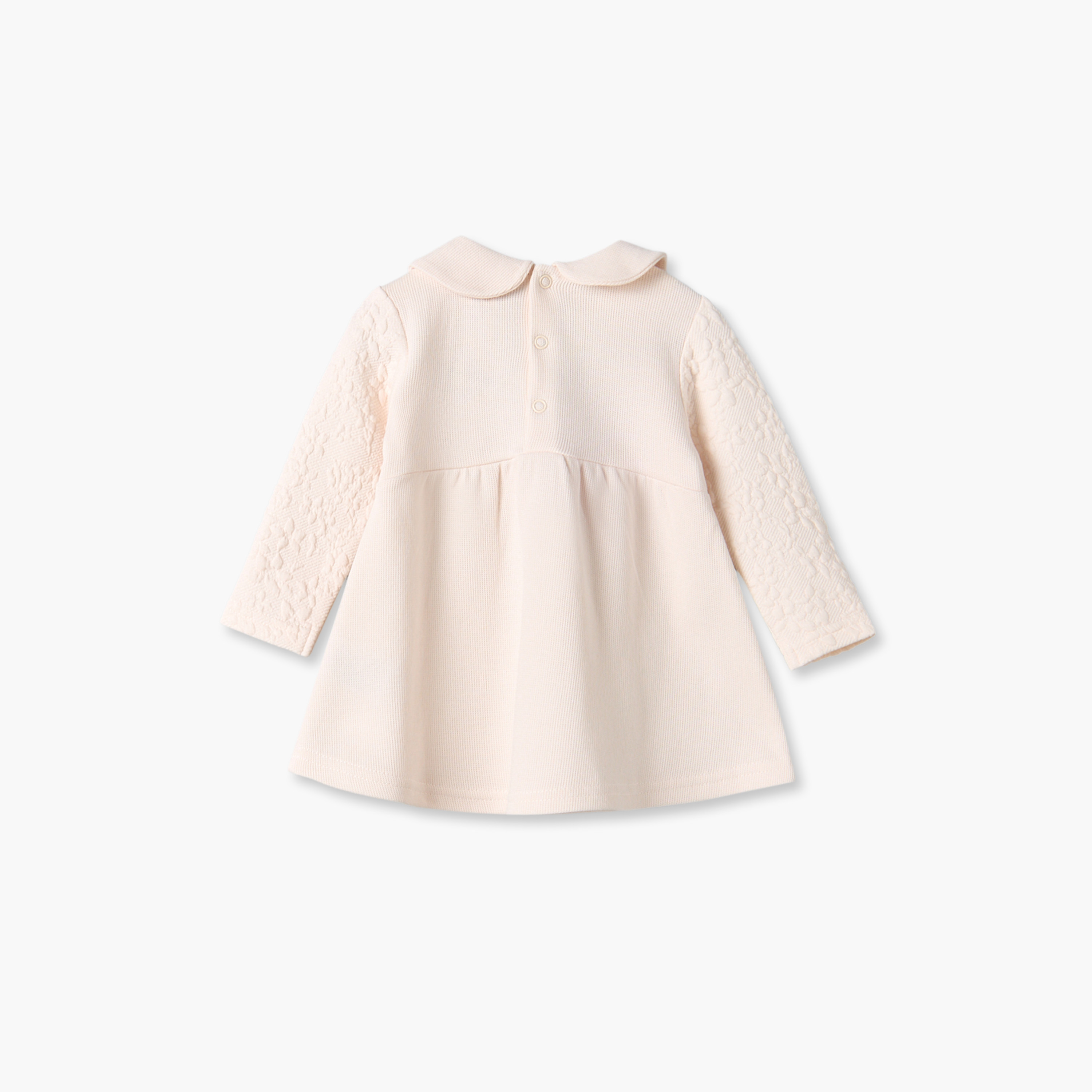 فستان بياقة بيتر بان وأكمام طويلة مع بوليرو مرفق من جيجلز-baby-girls-clothing-winterwear-dresses-image-3