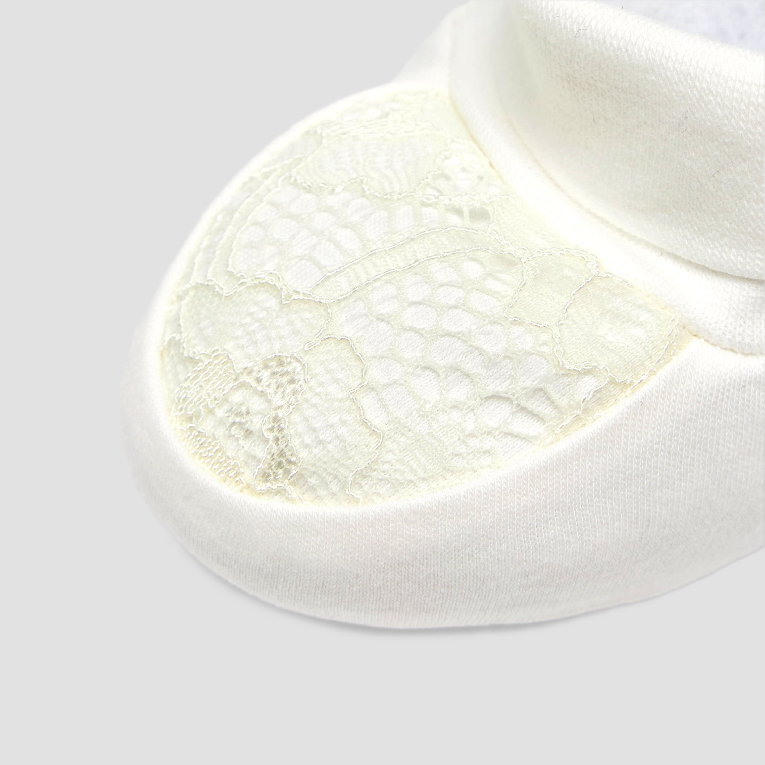 Giggles Booties with Lace Detail-baby-girls-shoes-booties-image-4