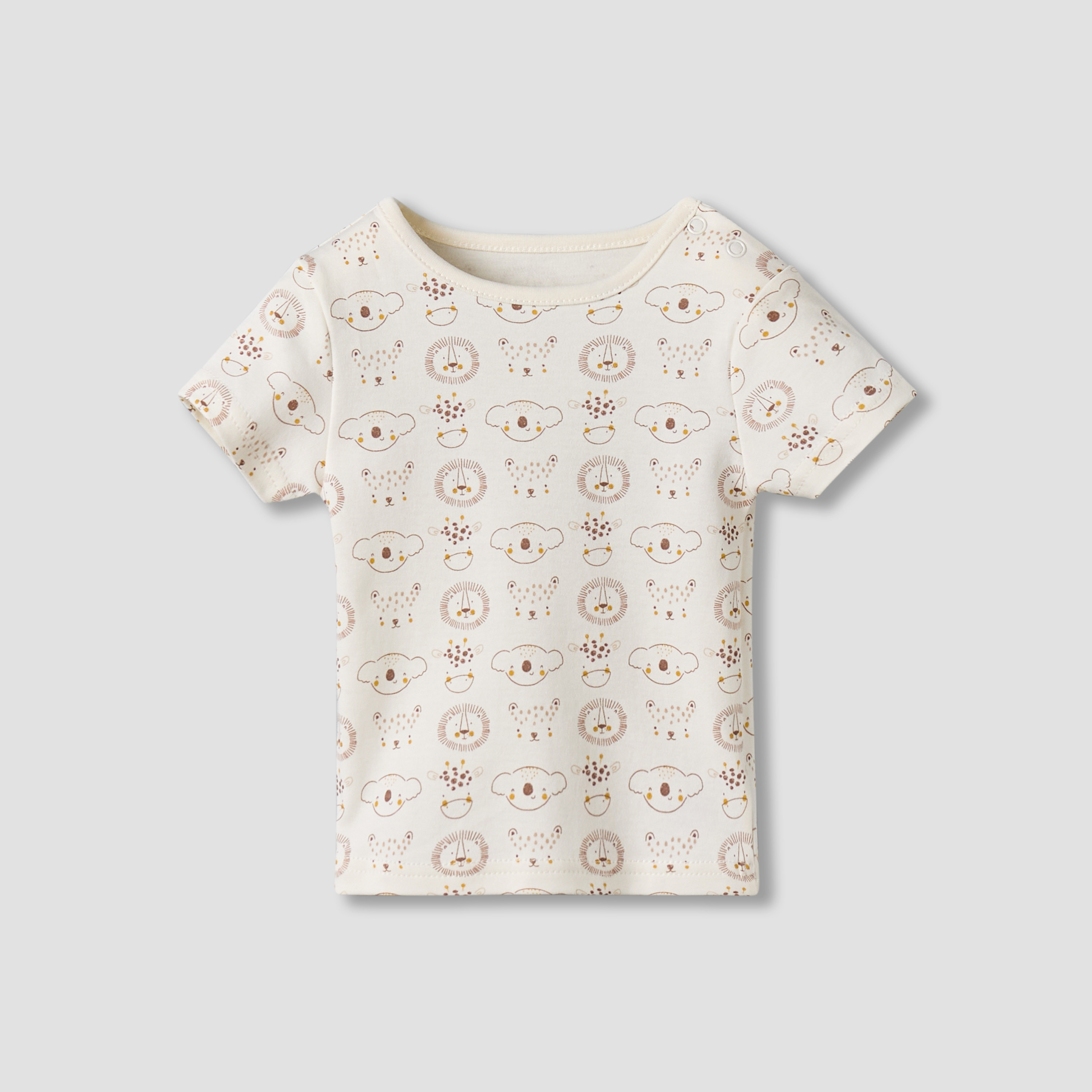Juniors Crew Neck Short Sleeve T-shirt and Dungaree Set with Pockets-baby-boys-clothing-setsandcoords-image-3