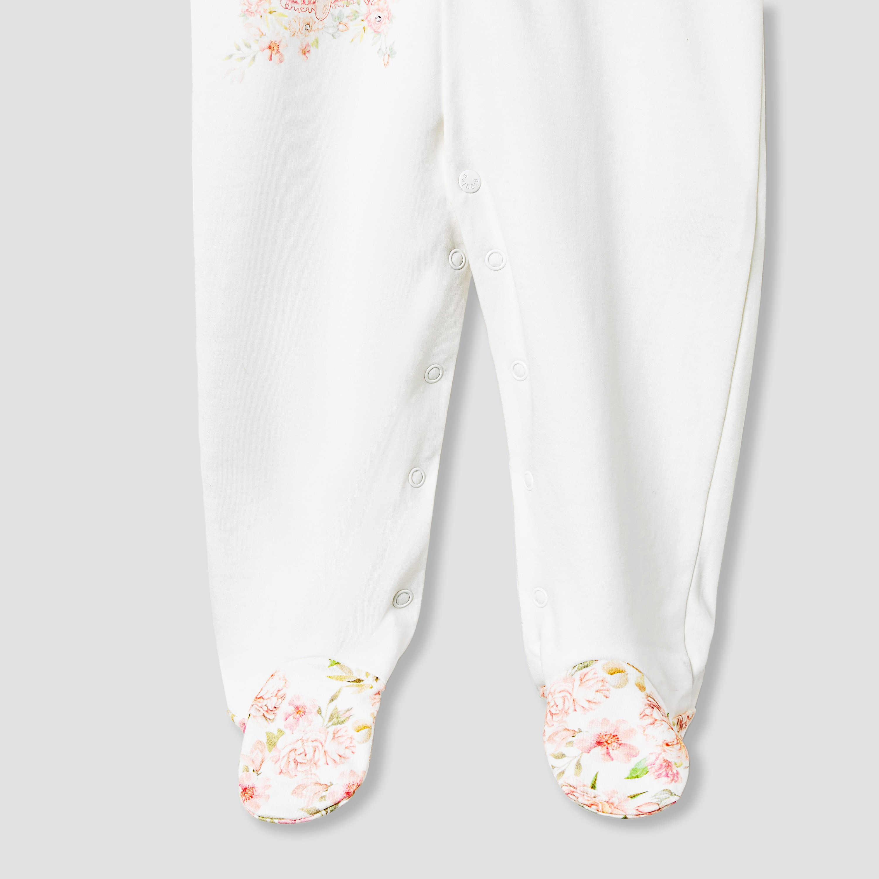 Giggles Floral Print Closed-Feet Sleepsuit with Long Sleeves-baby-girls-clothing-nightwear-sleepsuits-image-4
