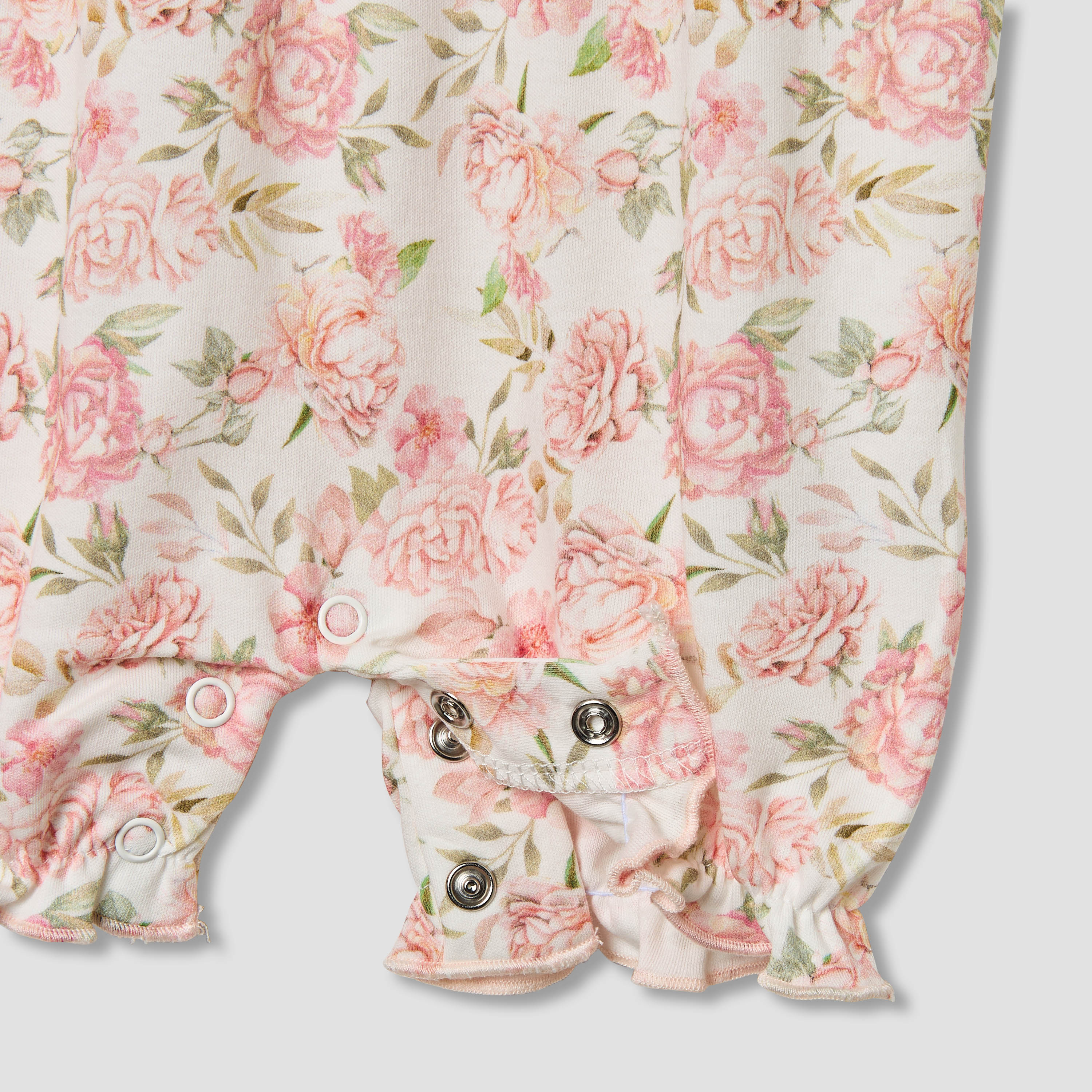 Giggles Floral Print Romper with Short Sleeves-baby-girls-clothing-rompers-image-6