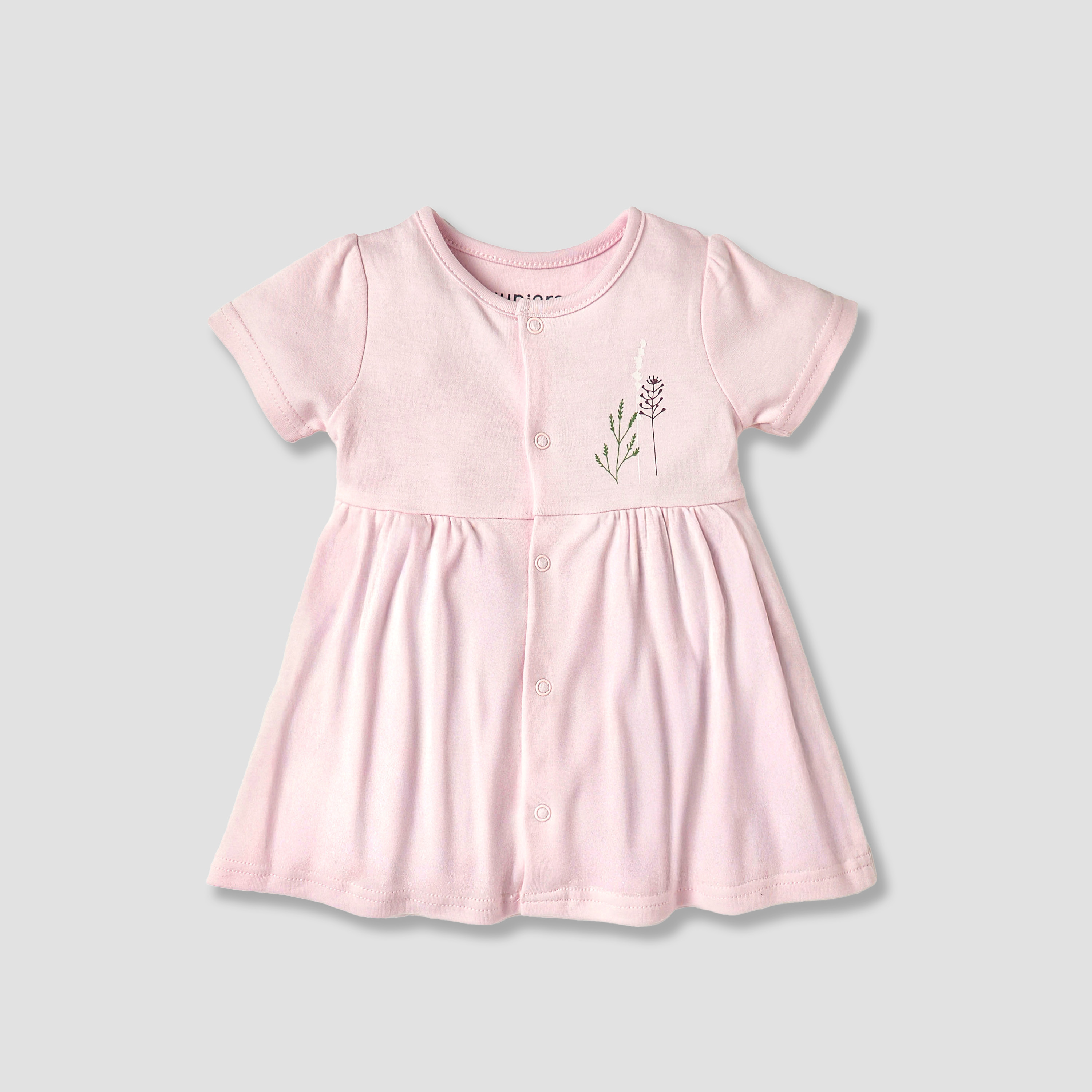 فساتين إيه لاين بطبعات زهور وأكمام قصيرة من جونيورز - طقم من قطعتين-baby-girls-clothing-dressesandjumpsuits-image-2