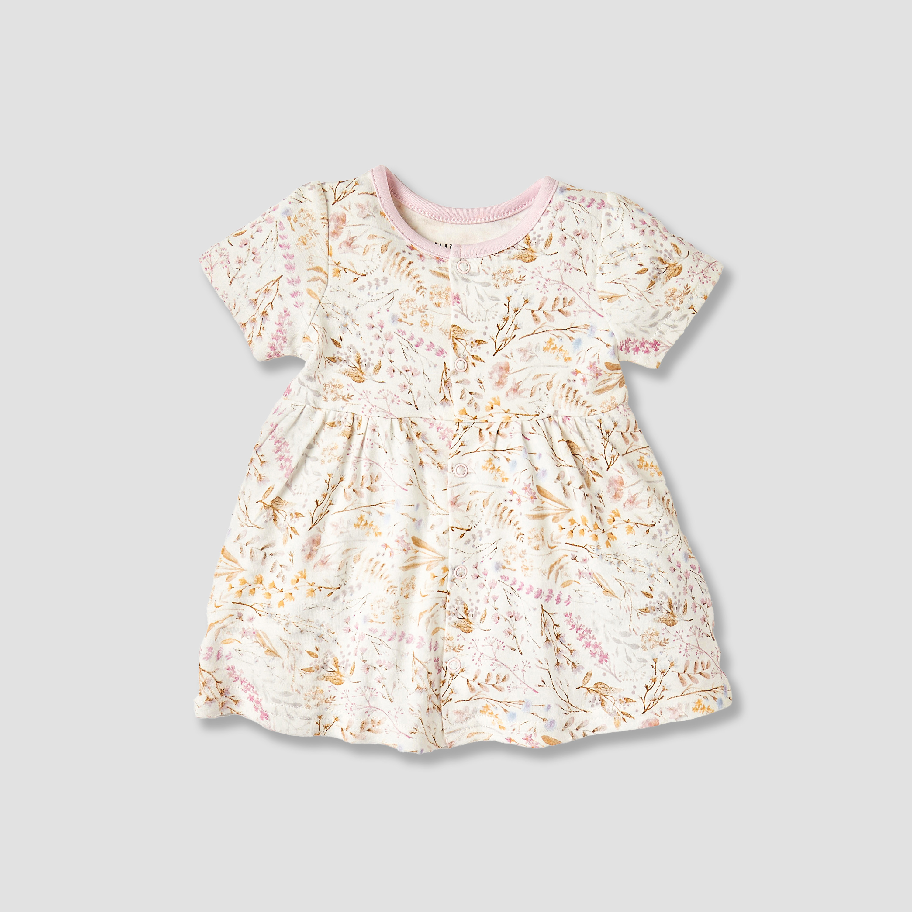 فساتين إيه لاين بطبعات زهور وأكمام قصيرة من جونيورز - طقم من قطعتين-baby-girls-clothing-dressesandjumpsuits-image-3
