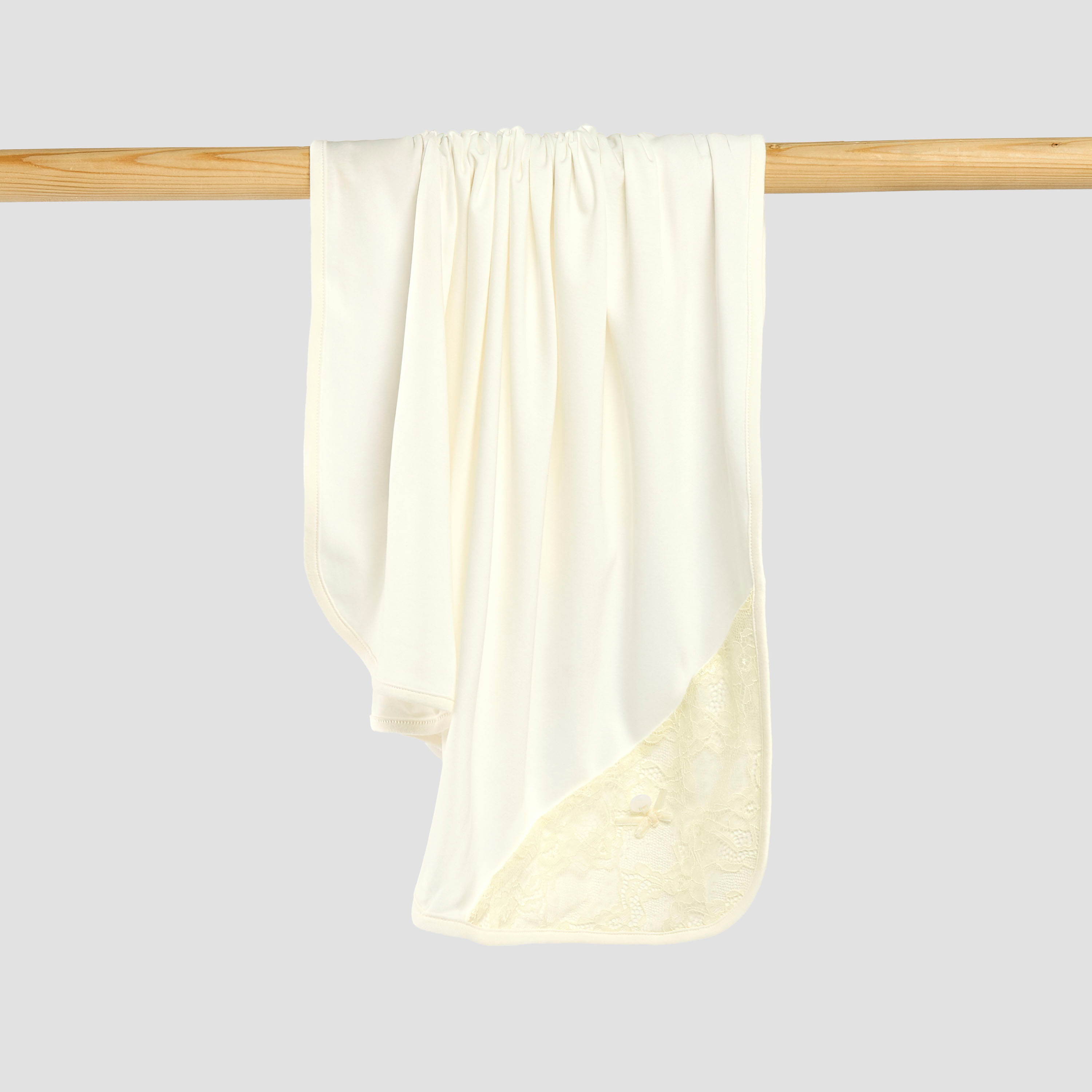 Giggles Receiving Blanket with Lace Detail-baby-nursery-blanketsandswaddles-receivingblankets-image-1