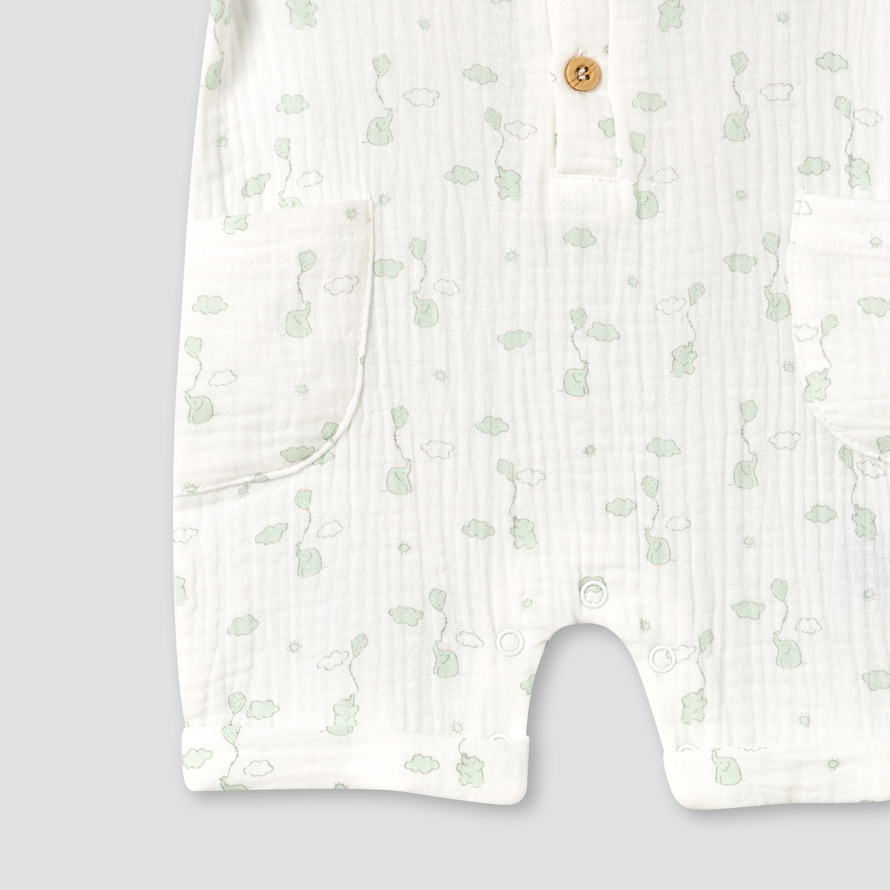 Giggles Crew Neck Short Sleeves Romper with Print-baby-boys-clothing-rompers-image-5