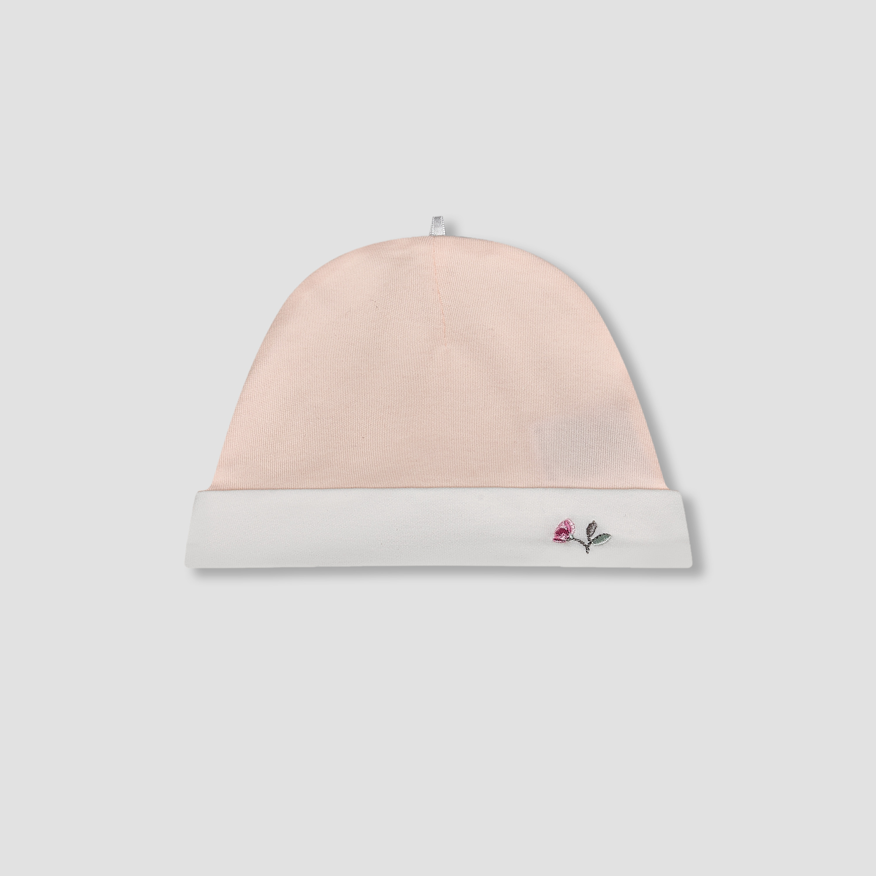 Juniors Cap with Floral Embroidery-baby-girls-accessories-caps-image-1