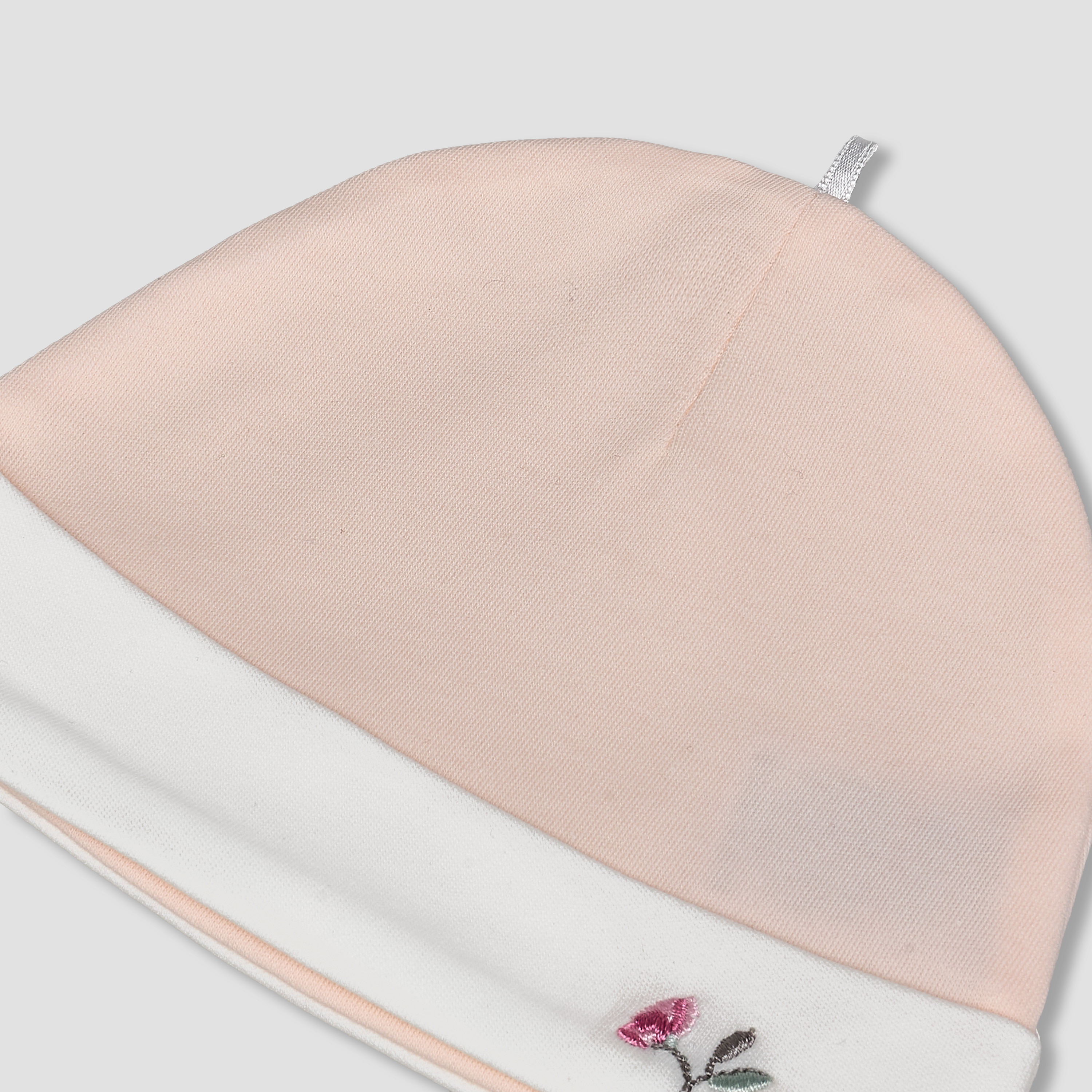 Juniors Cap with Floral Embroidery-baby-girls-accessories-caps-image-4