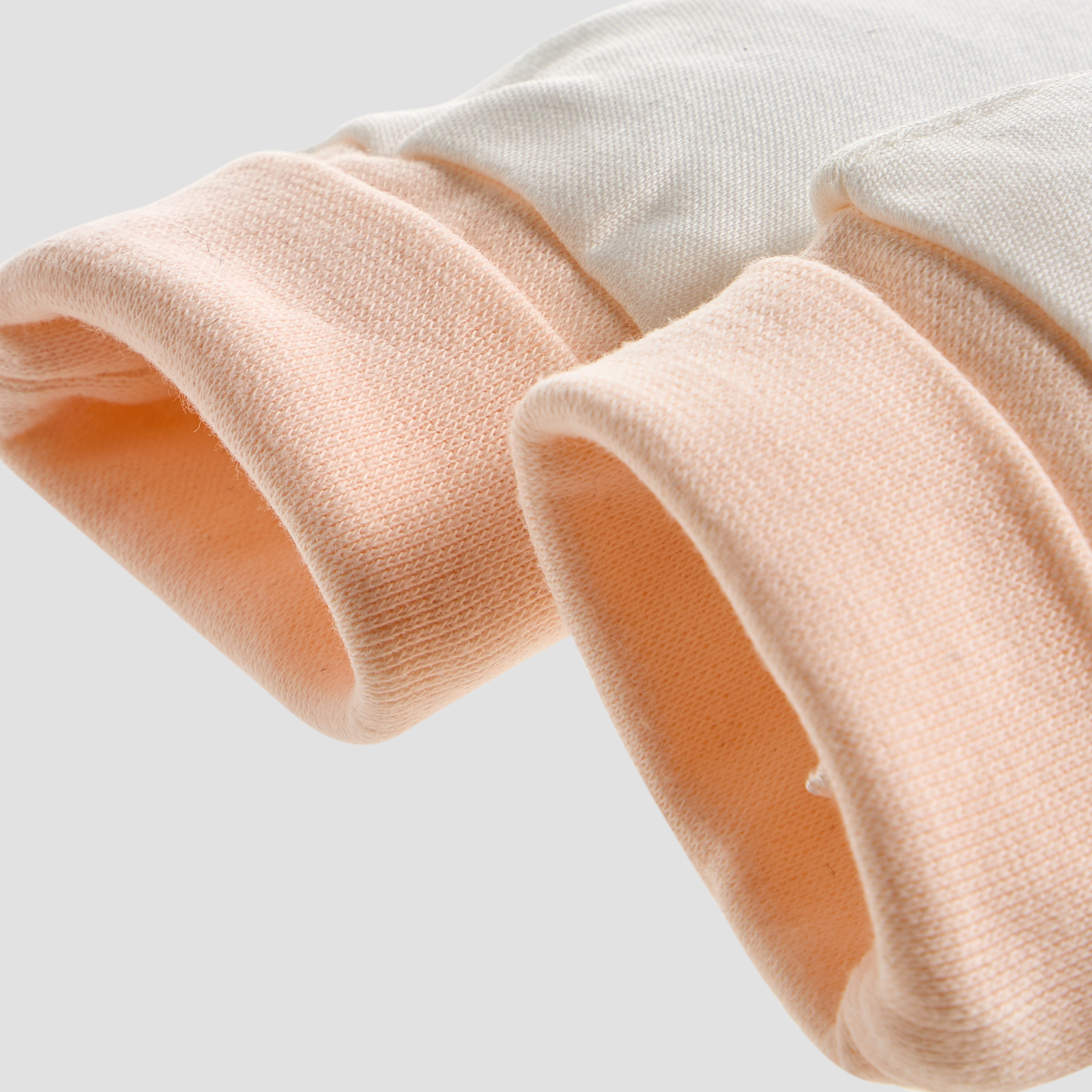 Giggles Floral Print Booties with Colourblock Mittens-baby-girls-accessories-mittens-image-10