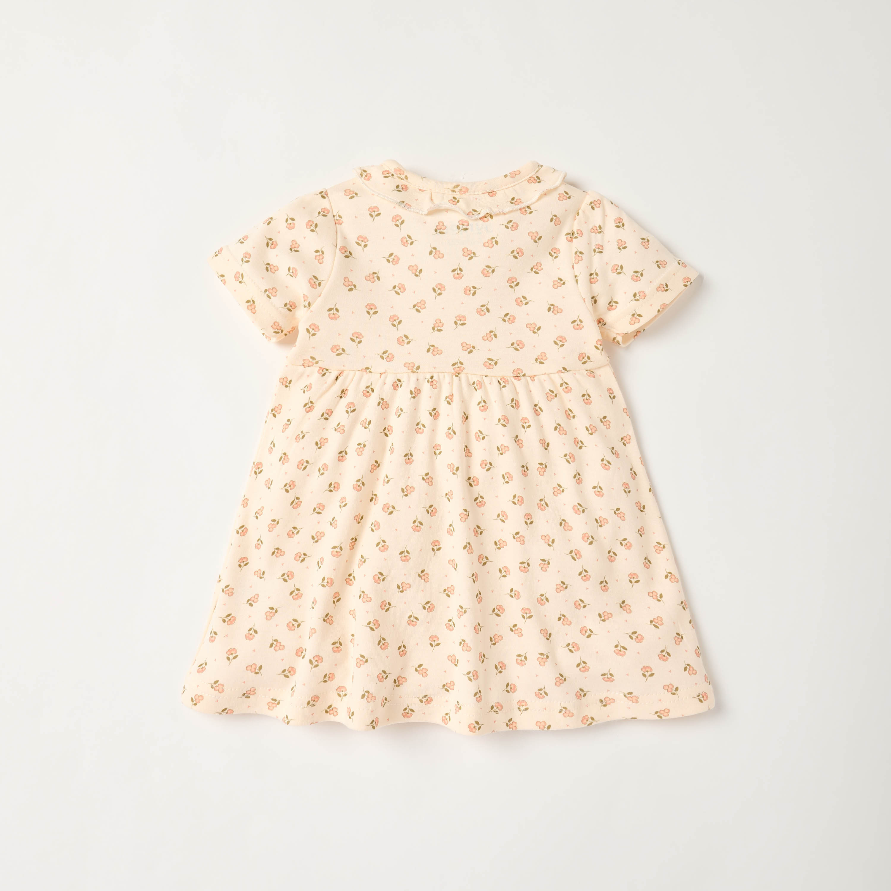 فستان إيه لاين بطبعات أزهار وأكمام قصيرة من جونيورز-baby-girls-clothing-dressesandjumpsuits-image-2
