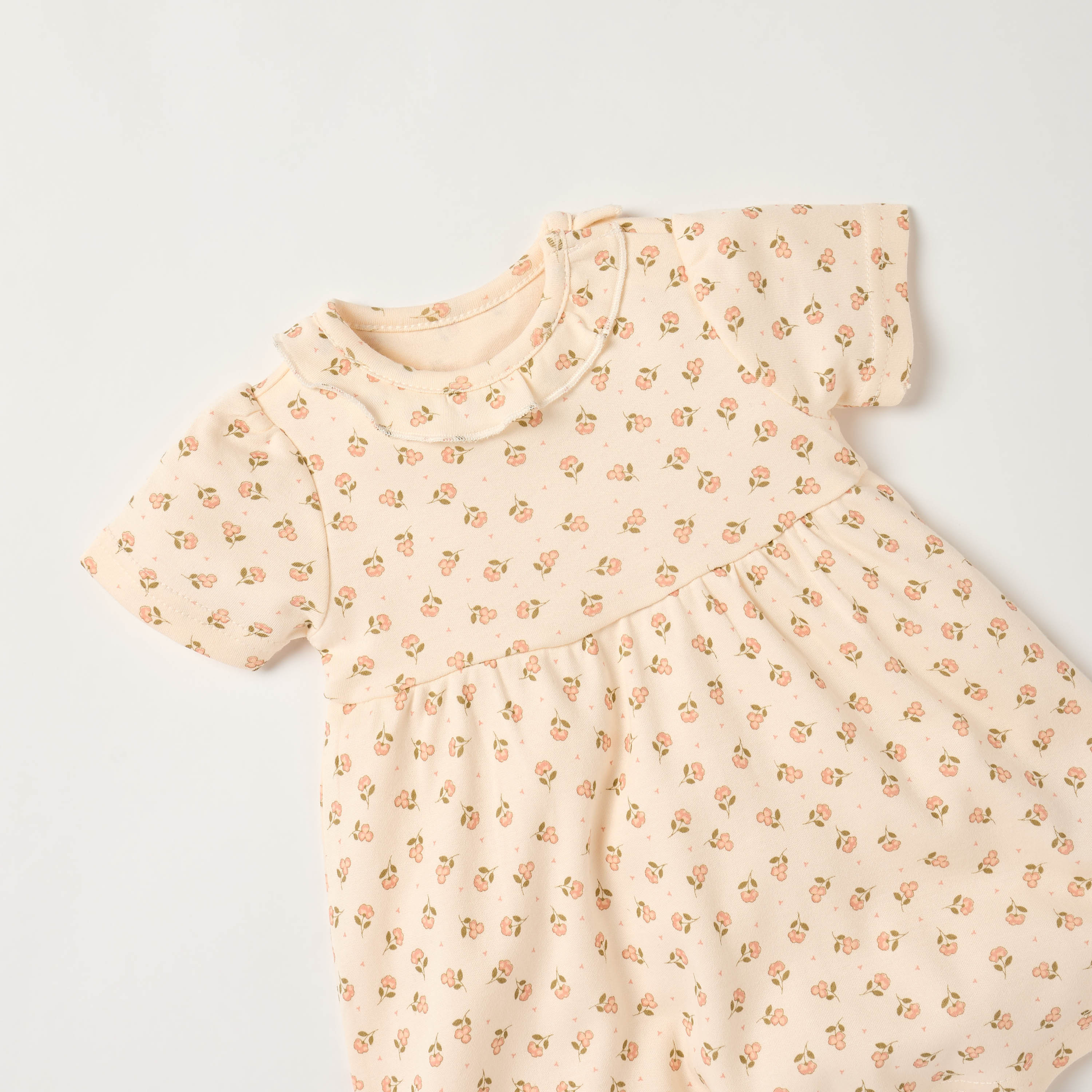 فستان إيه لاين بطبعات أزهار وأكمام قصيرة من جونيورز-baby-girls-clothing-dressesandjumpsuits-image-3