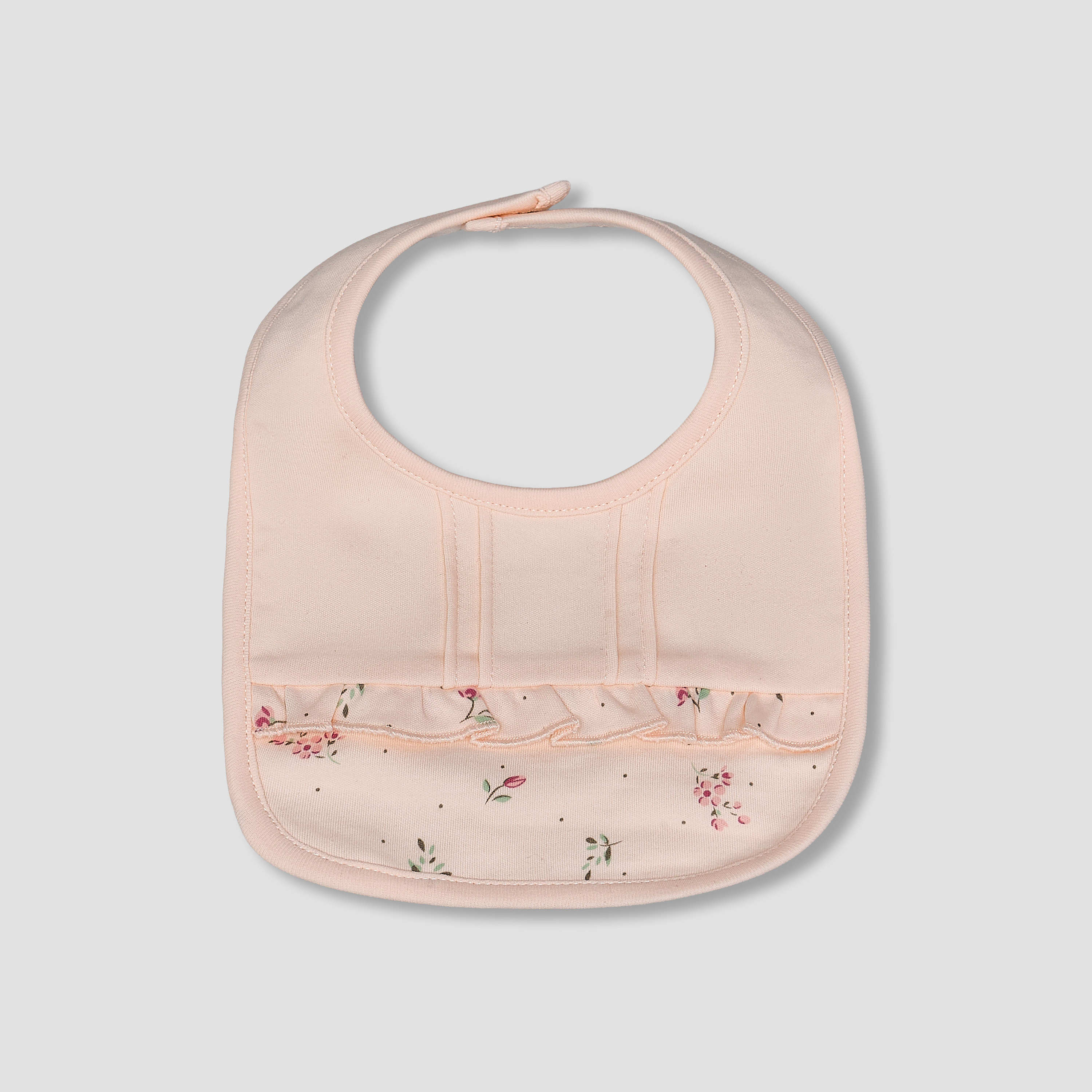 Juniors Baby Bib with Floral Print-baby-feeding-bibs-image-1