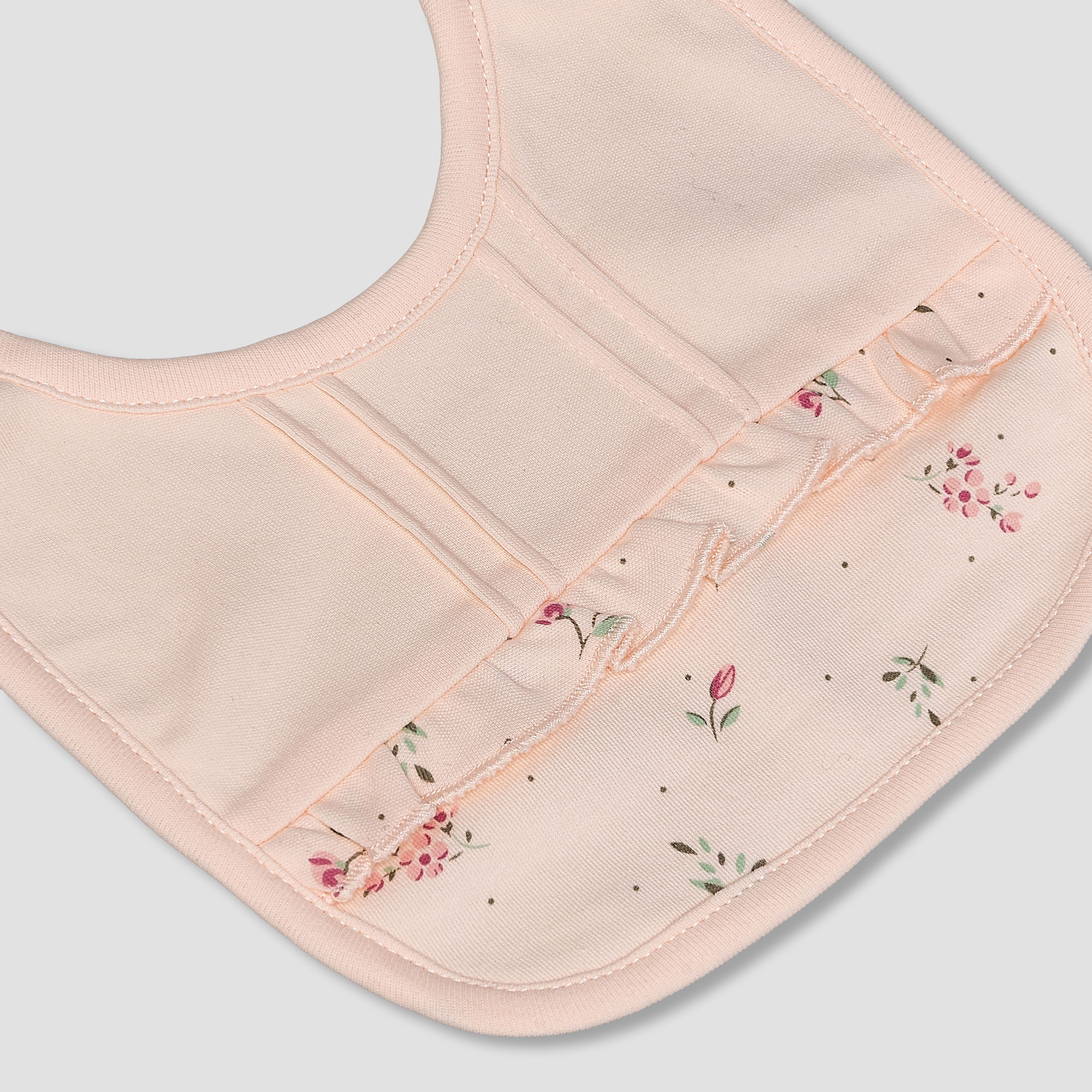 Juniors Baby Bib with Floral Print-baby-feeding-bibs-image-4