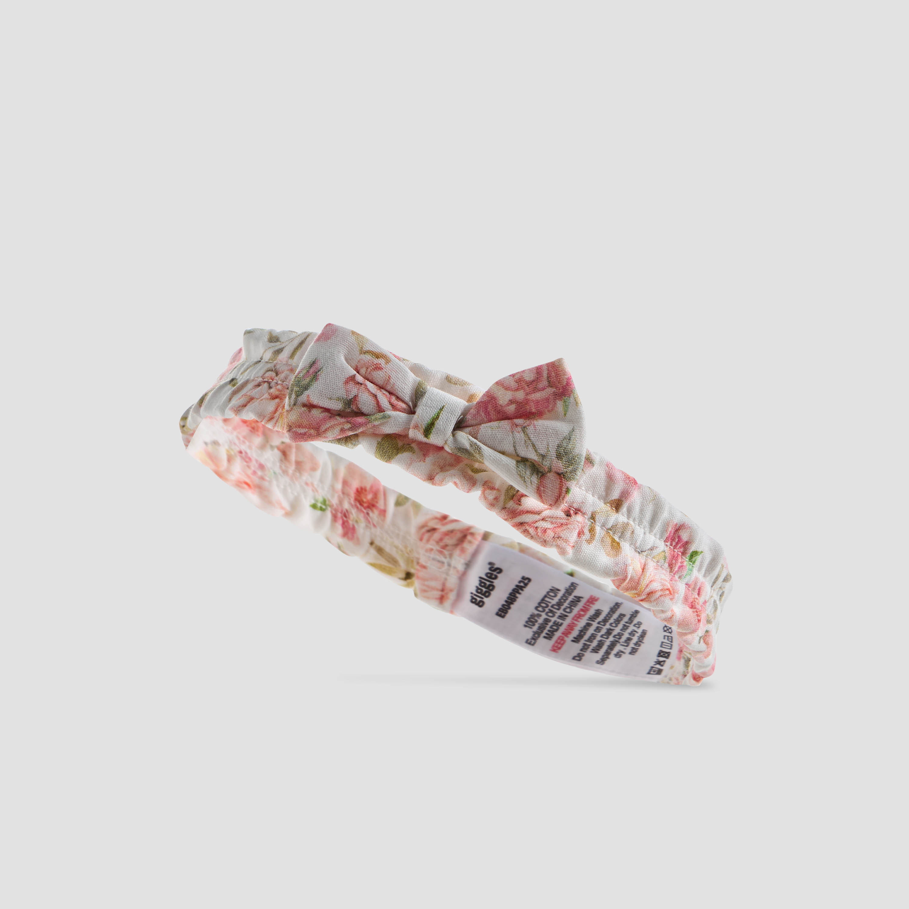 Giggles Floral Print Bow Headband-baby-girls-accessories-hairaccessories-image-4
