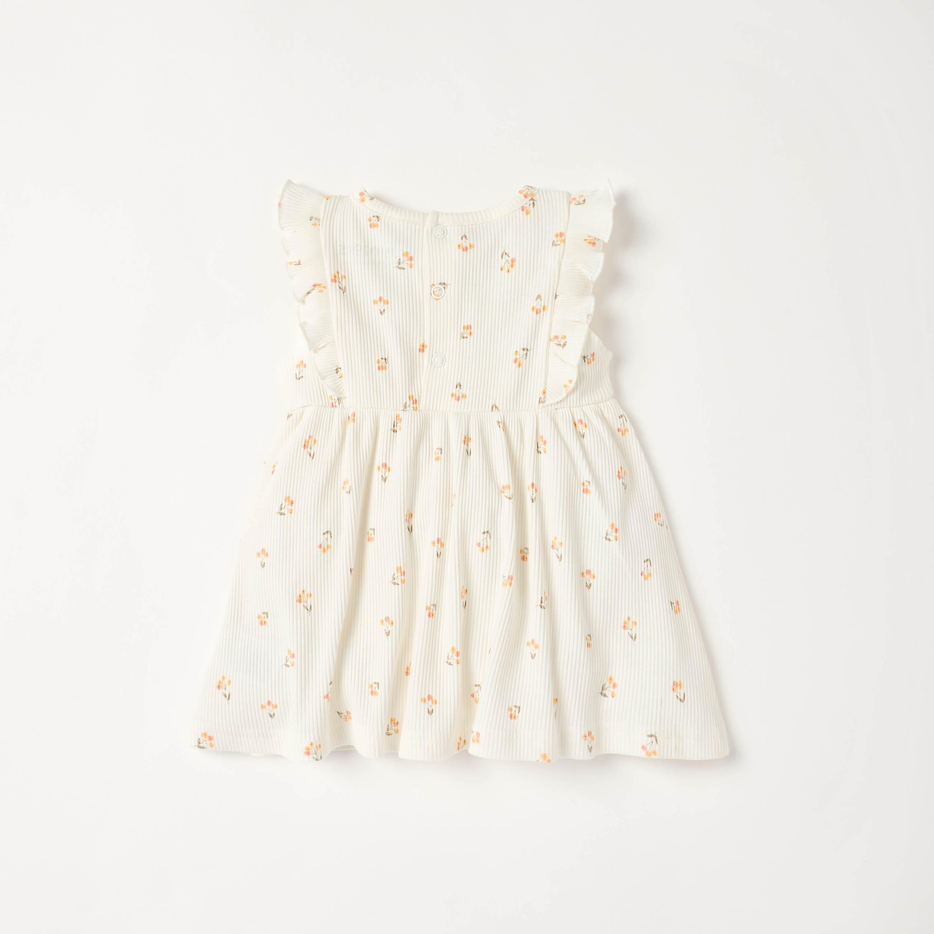 فستان إيه لاين بطبعات أزهار وكشكش من جونيورز-baby-girls-clothing-dressesandjumpsuits-image-2