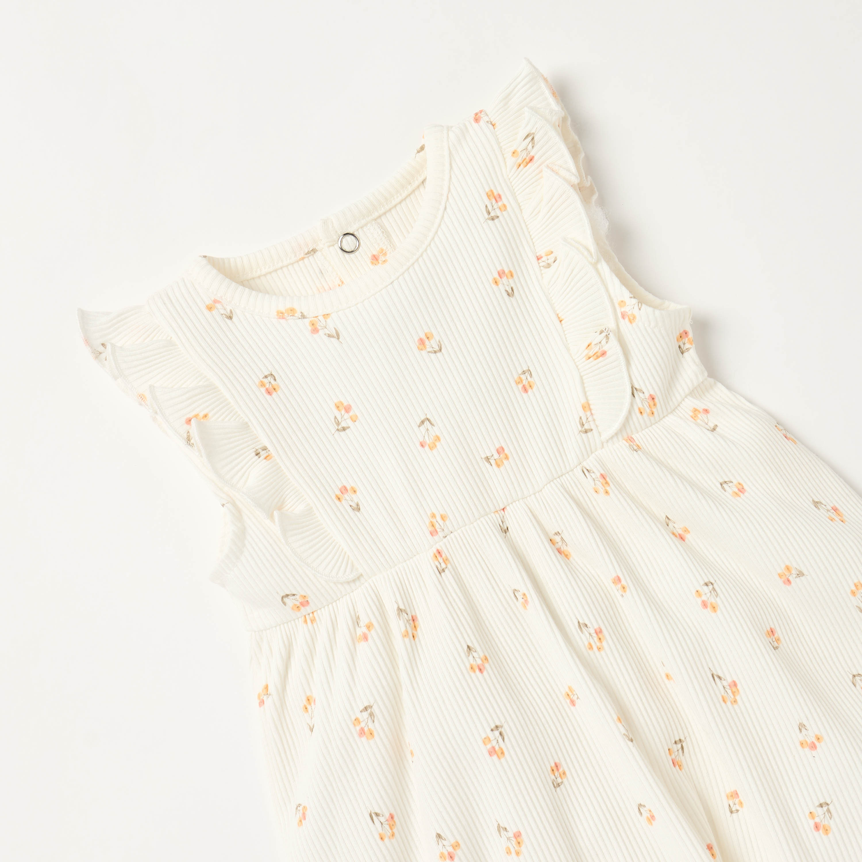 فستان إيه لاين بطبعات أزهار وكشكش من جونيورز-baby-girls-clothing-dressesandjumpsuits-image-3
