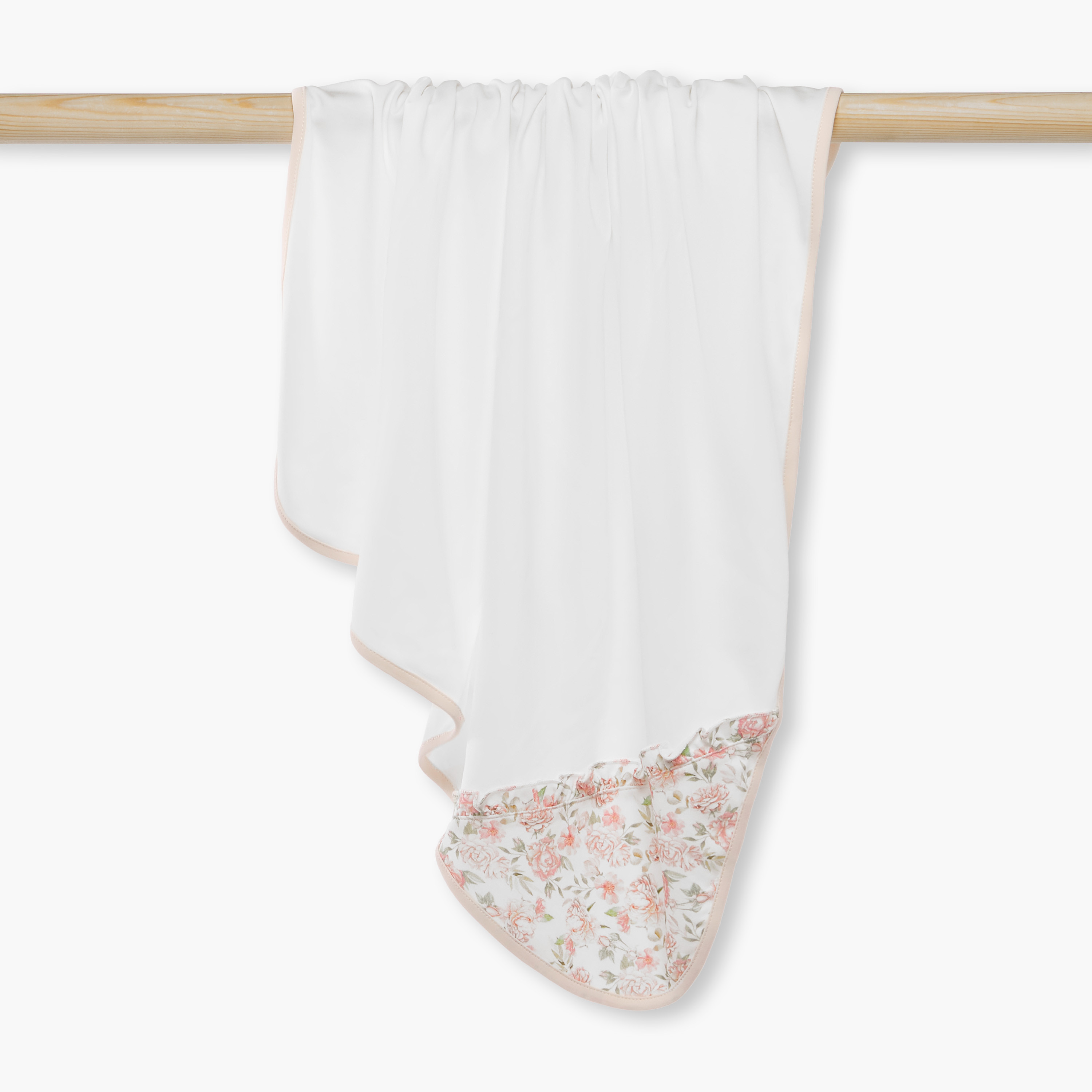 Giggles Floral Print Receiving Blanket-baby-nursery-blanketsandswaddles-receivingblankets-image-1