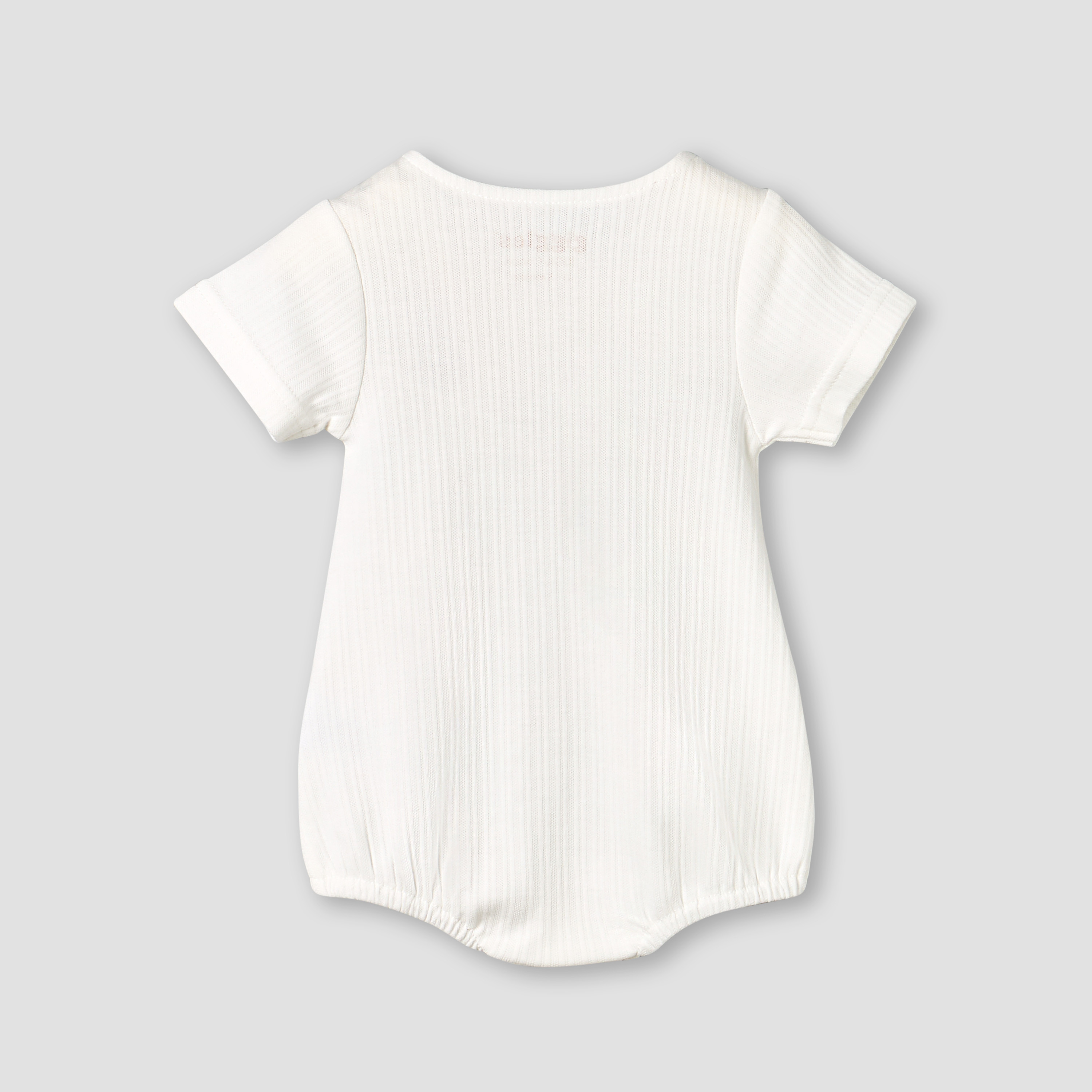 بودي سوت بياقة مستديرة وأكمام قصيرة وأزرار إغلاق كبس من جيجلز-baby-boys-clothing-bodysuits-image-3