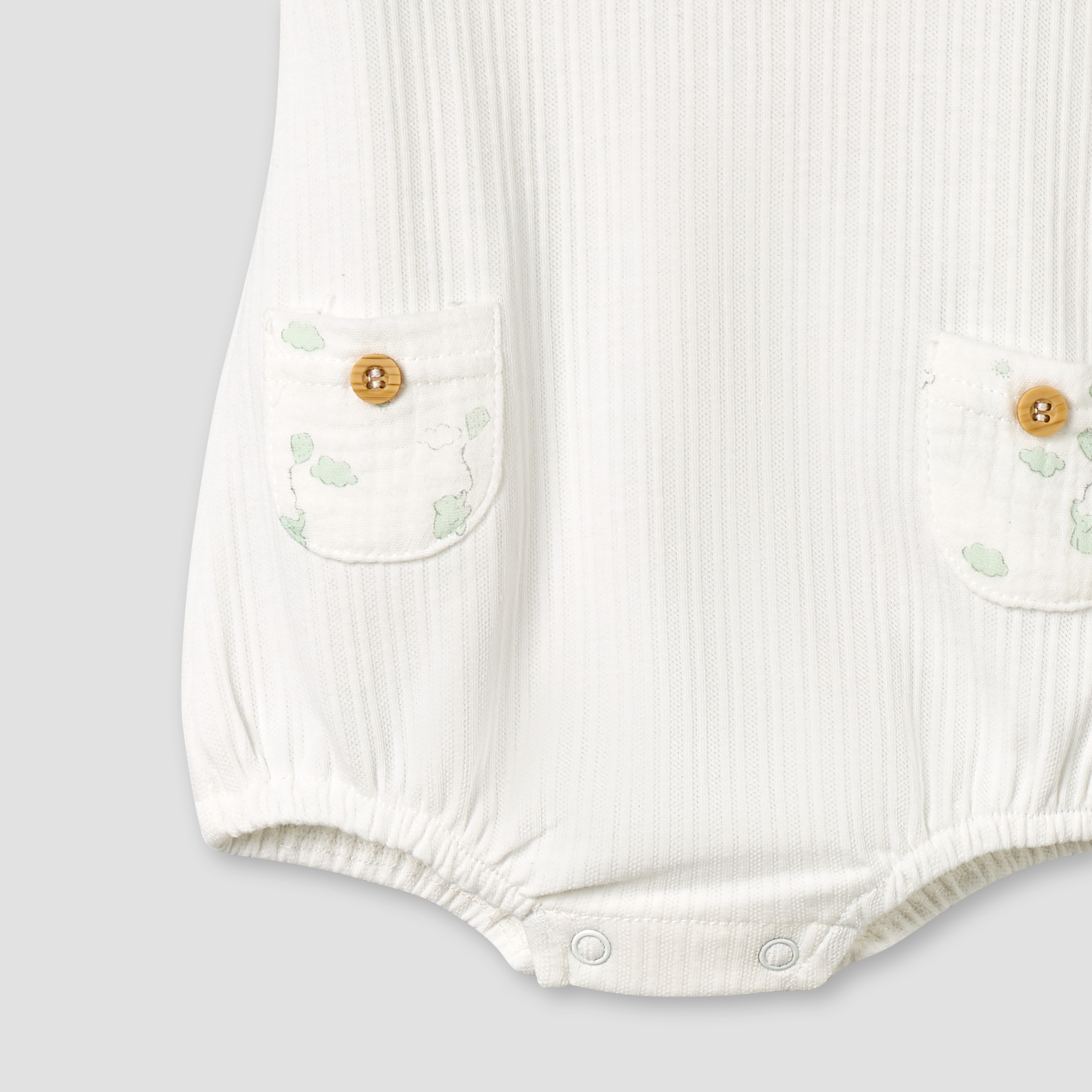 بودي سوت بياقة مستديرة وأكمام قصيرة وأزرار إغلاق كبس من جيجلز-baby-boys-clothing-bodysuits-image-5
