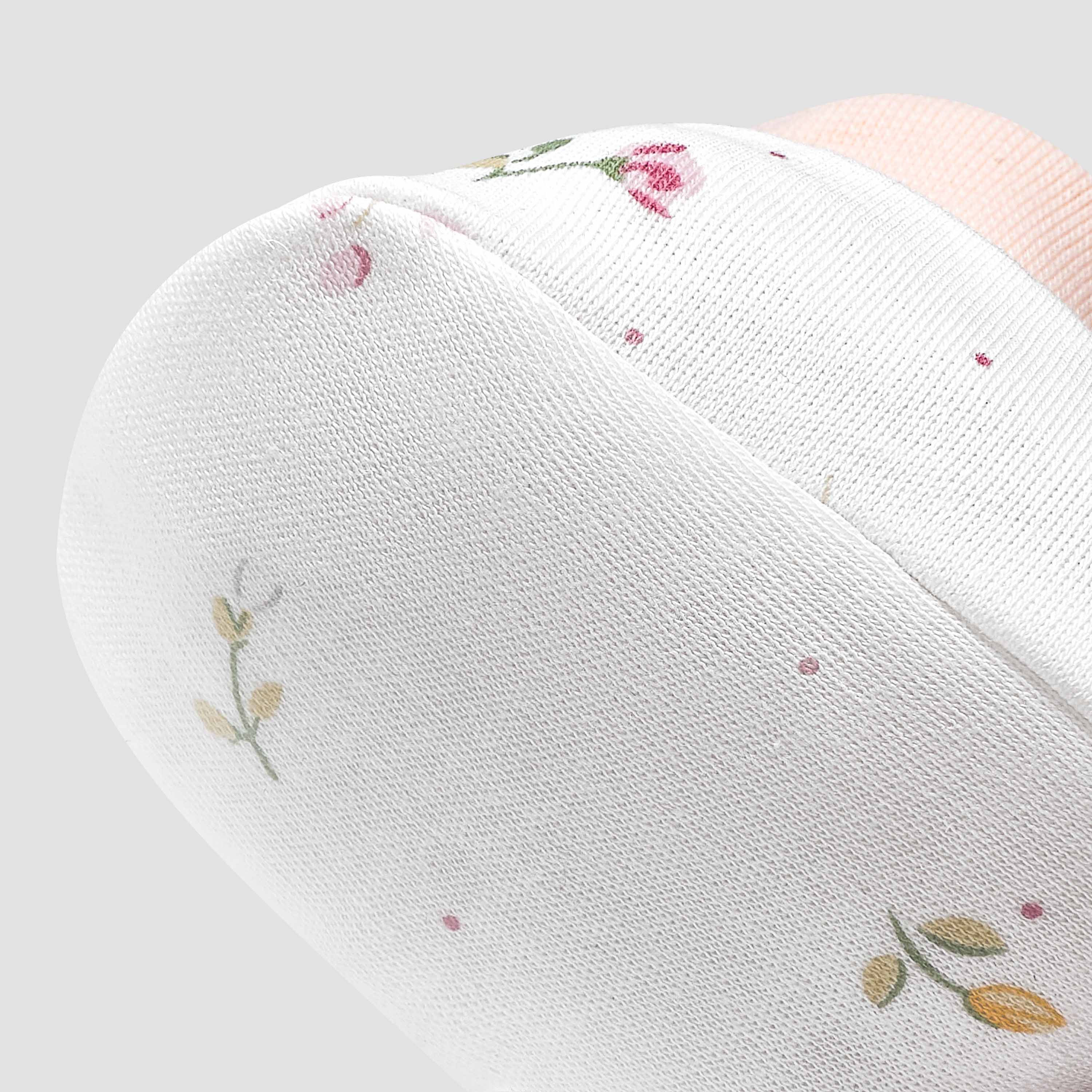 Juniors Booties with Floral Print-baby-girls-shoes-booties-image-4