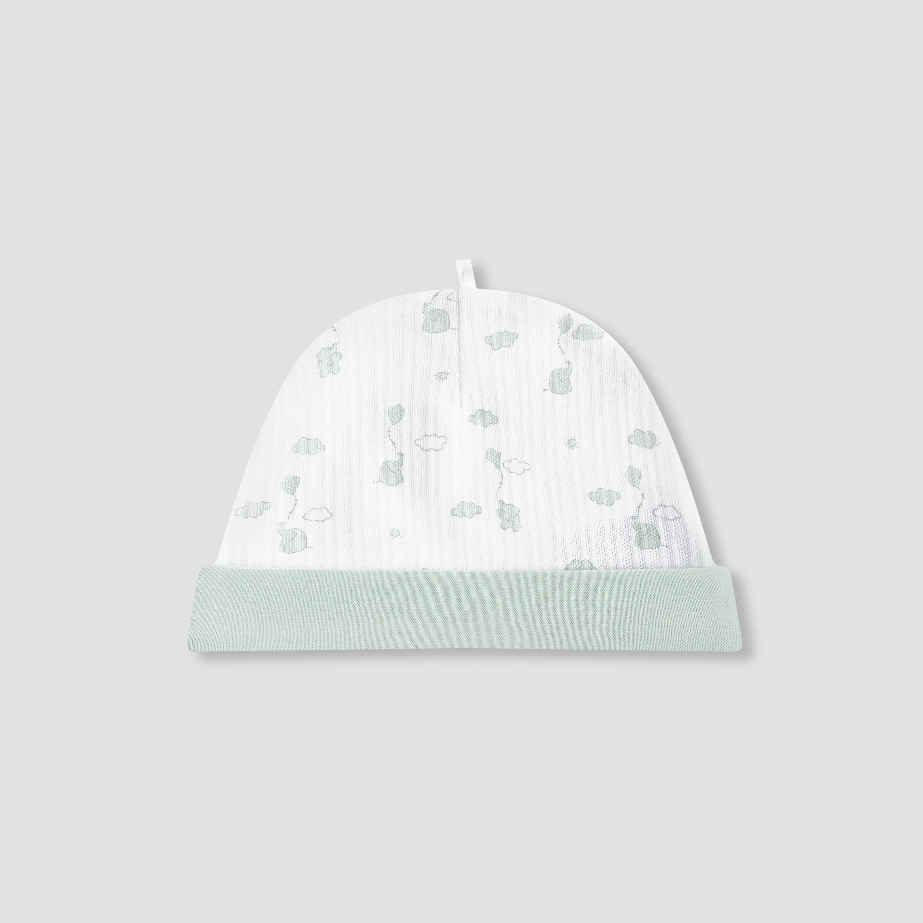 Giggles Cap with Elephant Print-baby-boys-accessories-caps-image-1