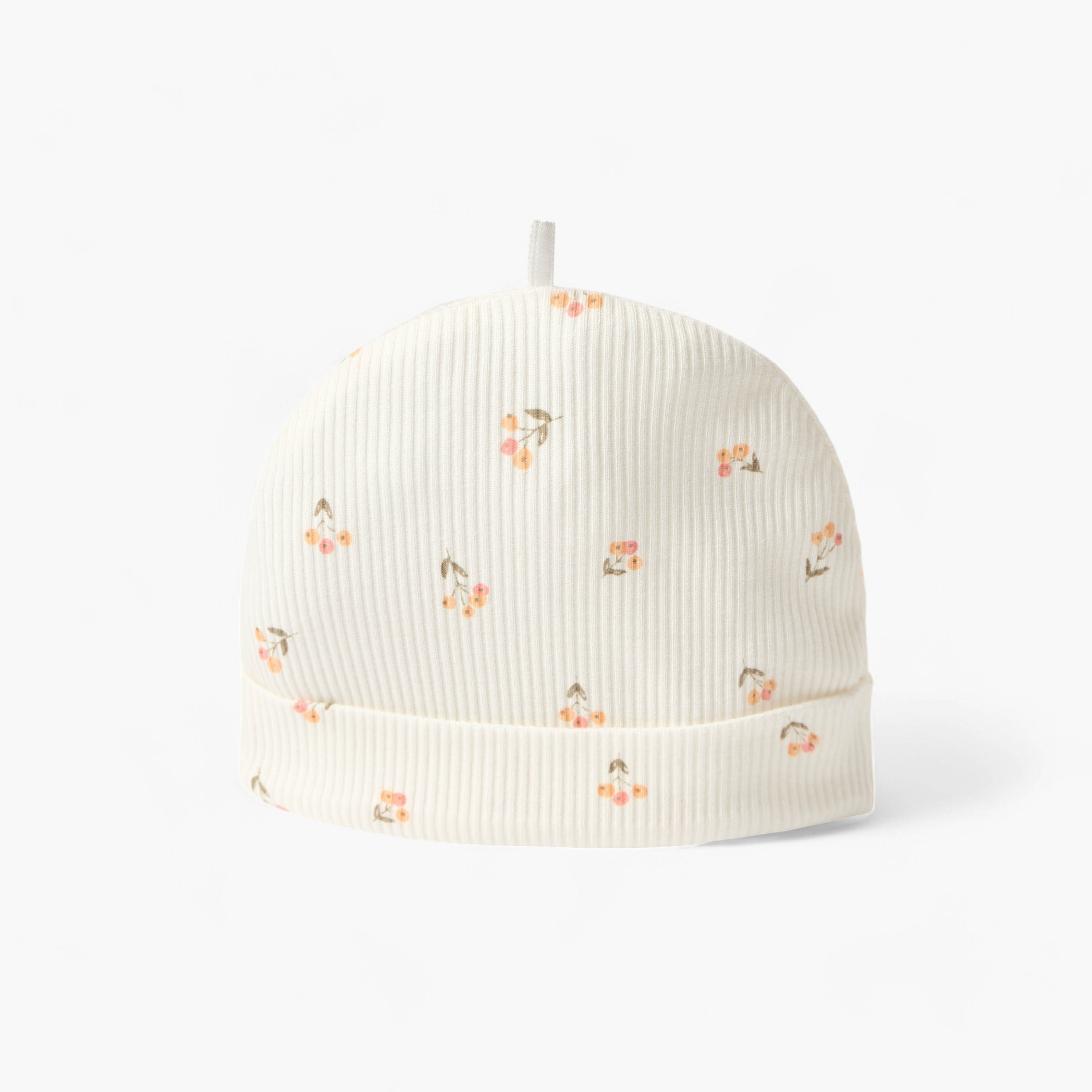 Juniors Flower Print Cap - Set of 2-baby-girls-accessories-caps-image-2