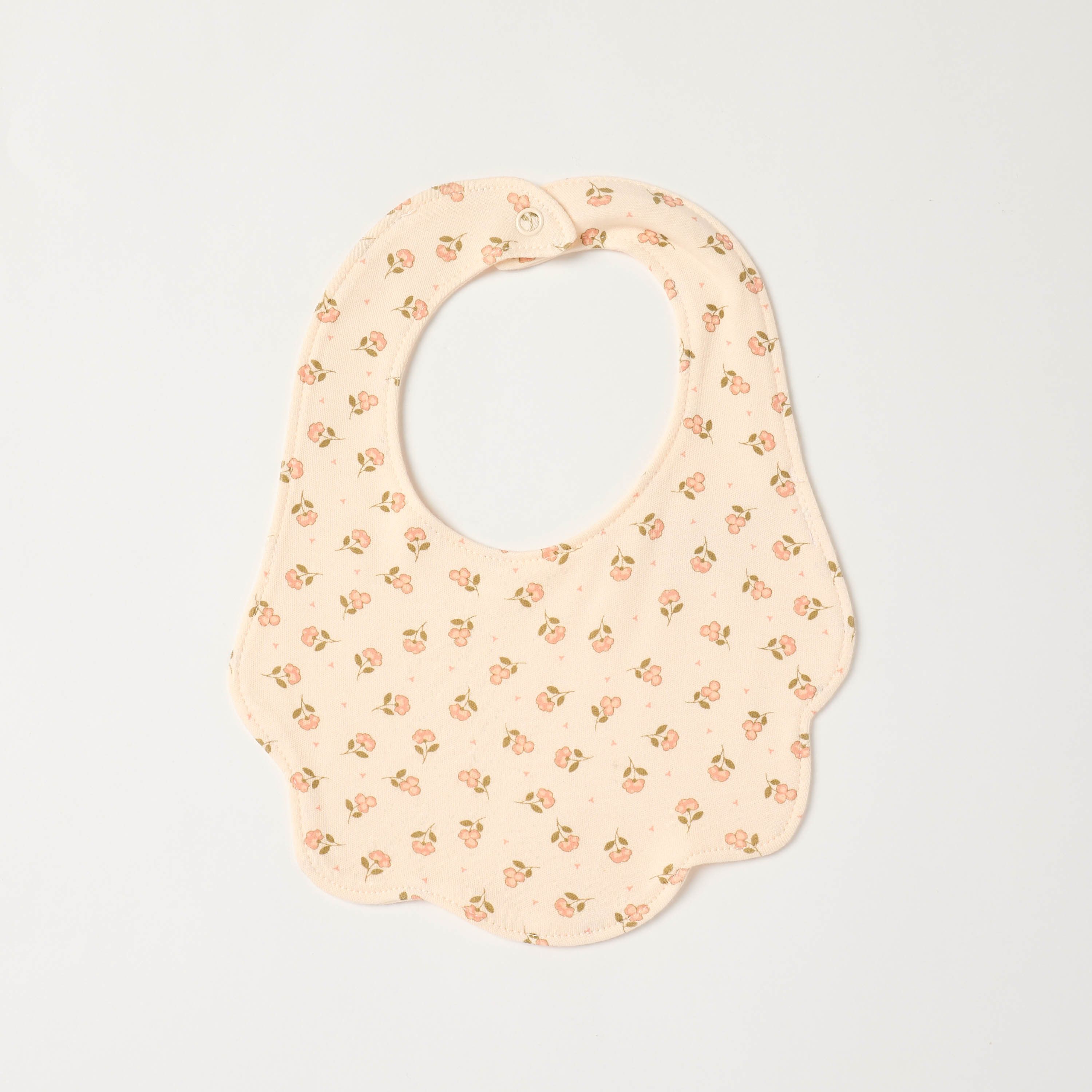 Juniors Floral Print Bib with Button Closure-promo_babyshop_Buy3for10_UAE230426-image-1