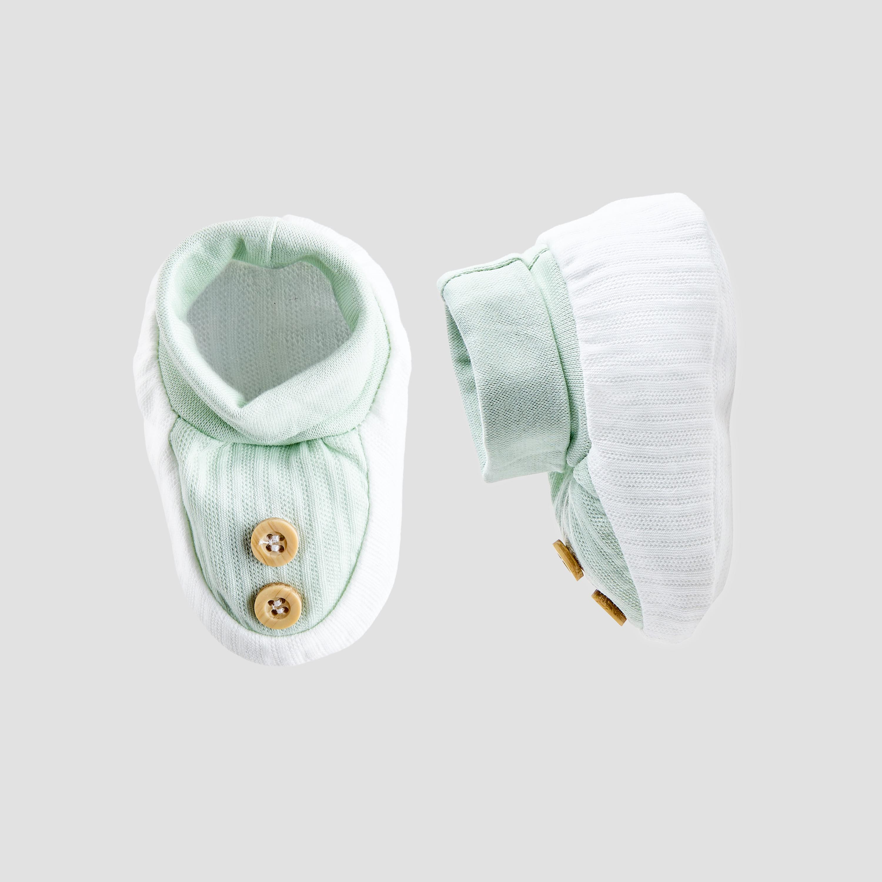 Giggles Booties with Textured Cuff- Slip-On-baby-boys-shoes-booties-image-1