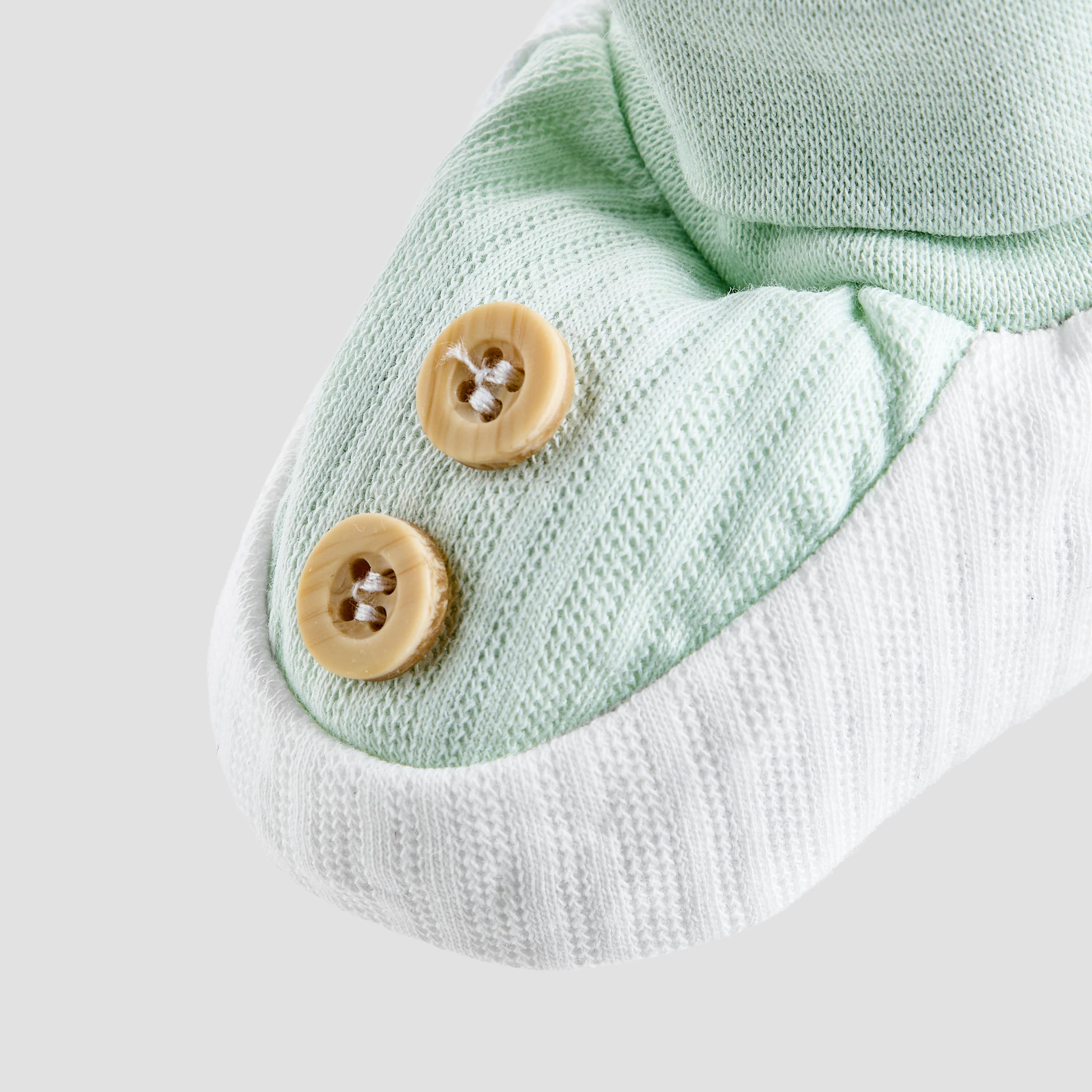 Giggles Booties with Textured Cuff- Slip-On-baby-boys-shoes-booties-image-4