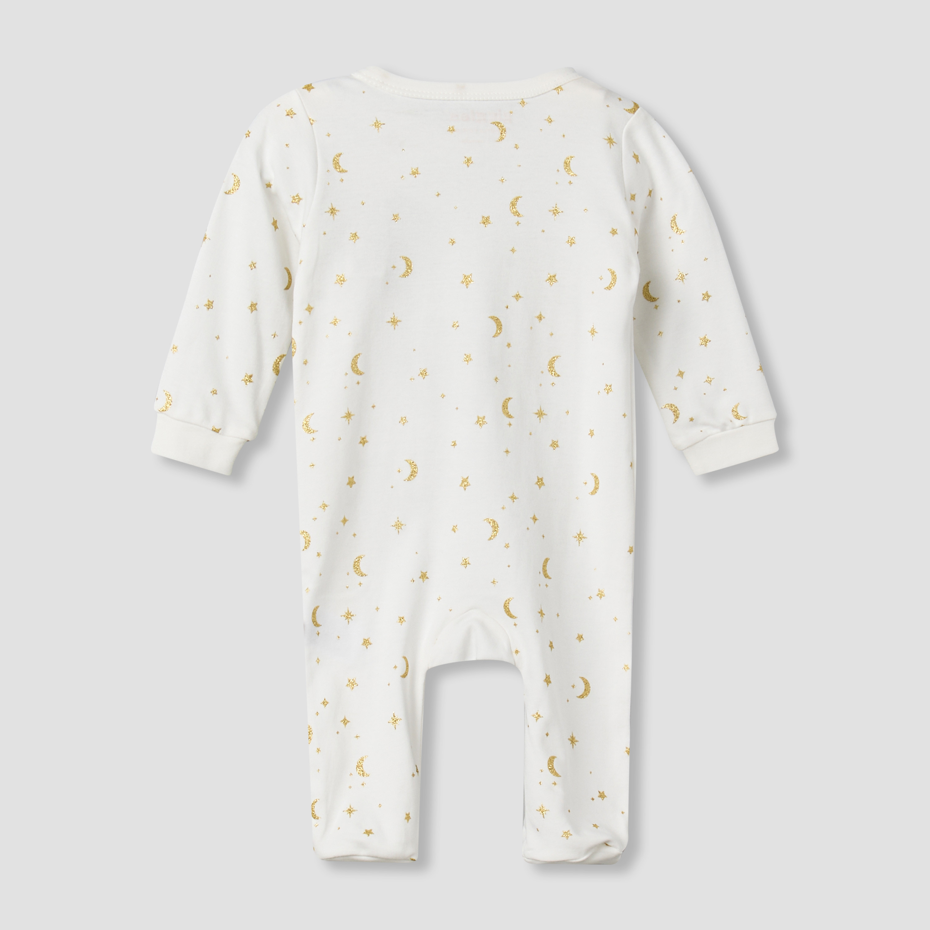 Giggles Cotton Round Neck Long Sleeve Sleepsuit with Snap Button Closure-baby-girls-clothing-nightwear-sleepsuits-image-3