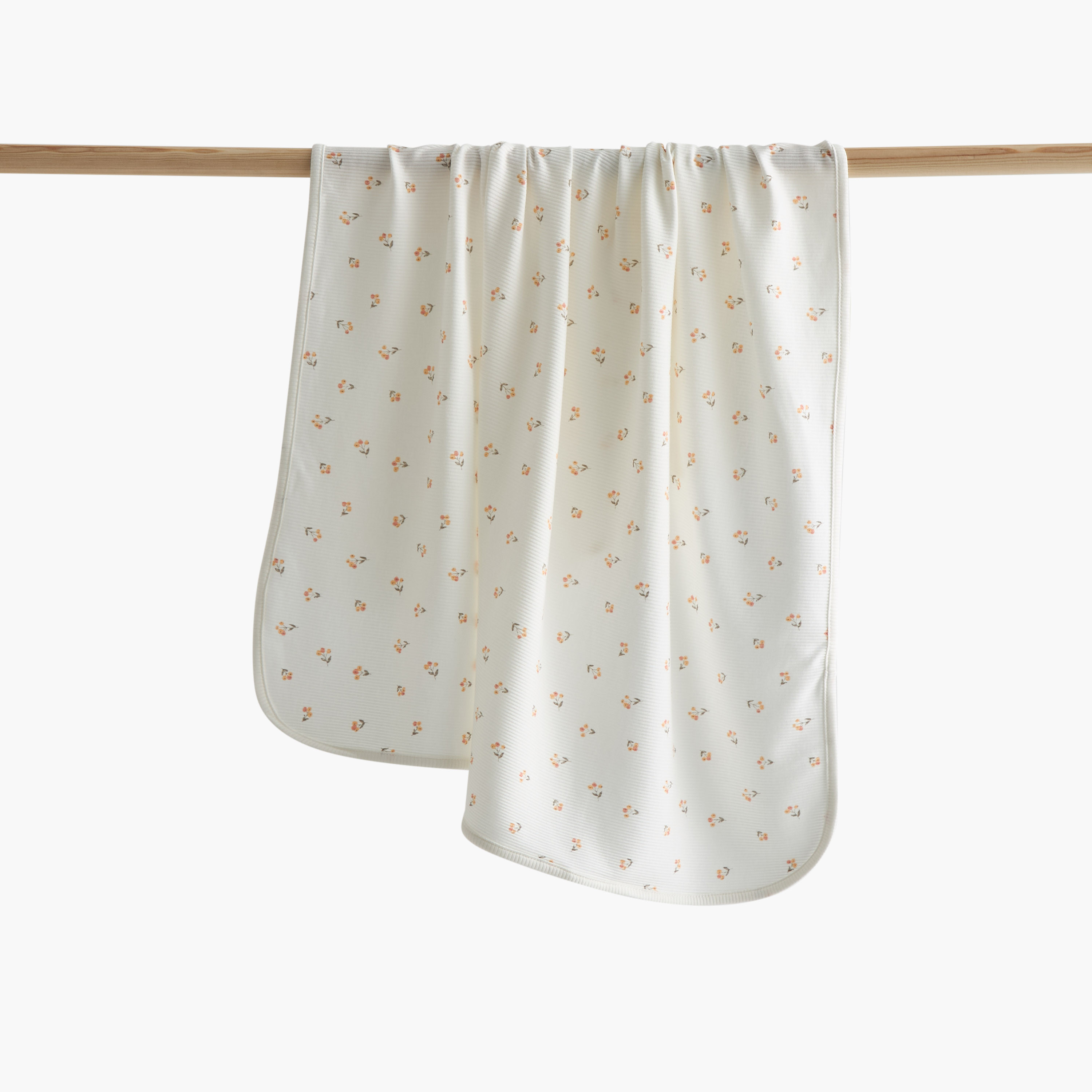 Juniors Floral Print Receiving Blanket - 70x70 cm-baby-nursery-blanketsandswaddles-receivingblankets-image-1